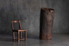 Vernacular Tree Trunk Vessel - 19th Century