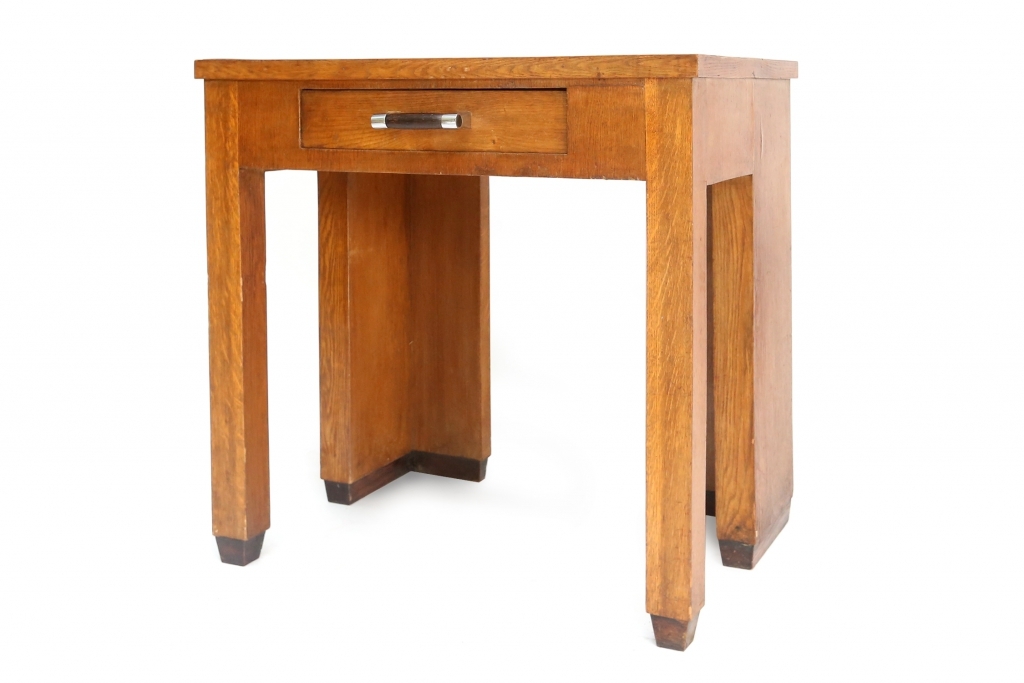 Rare Wooden Constructivist Desk - 1910s
