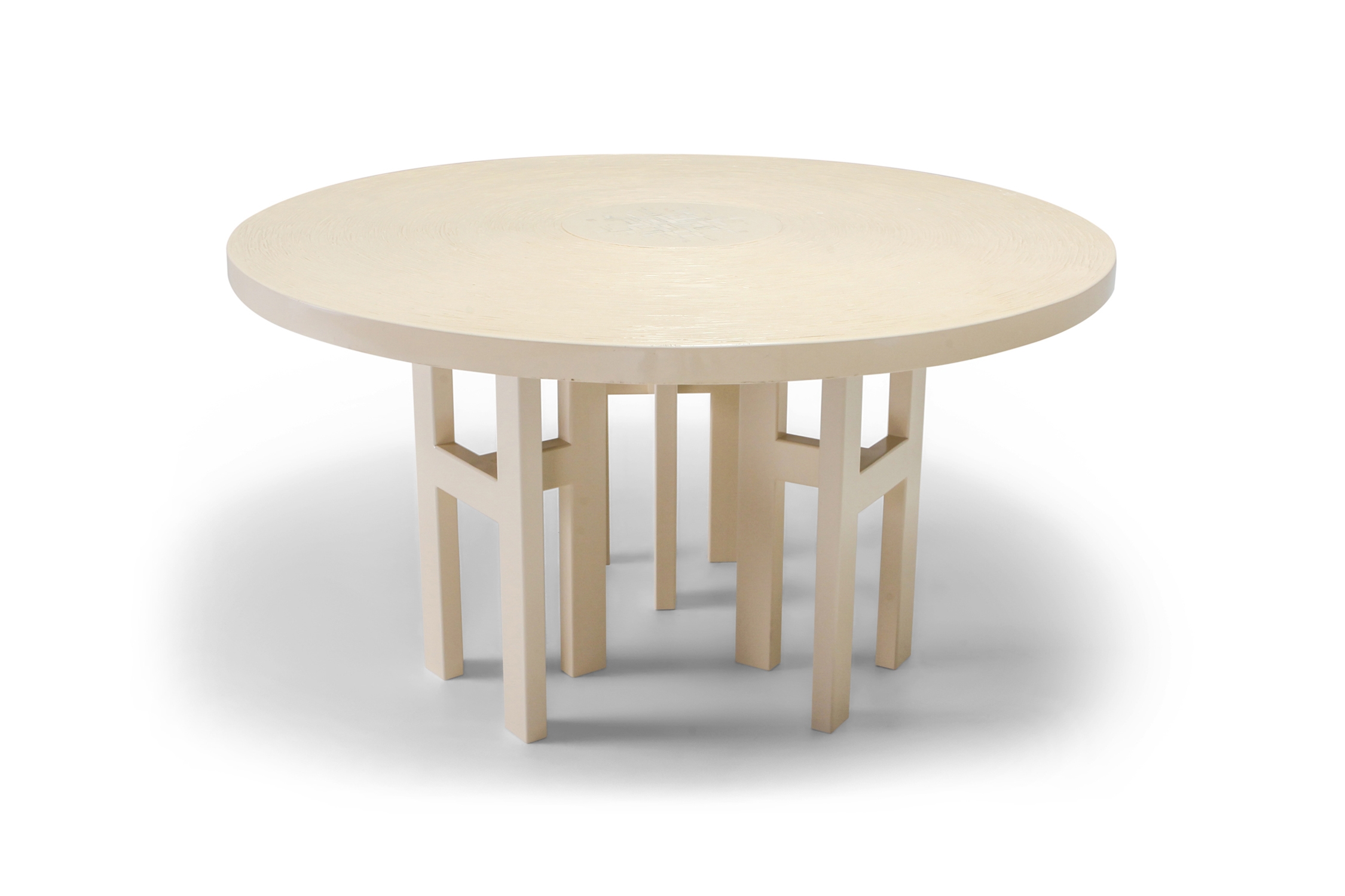 Jean Claude Dresse Exceptional Resin Dining Table - 1970s