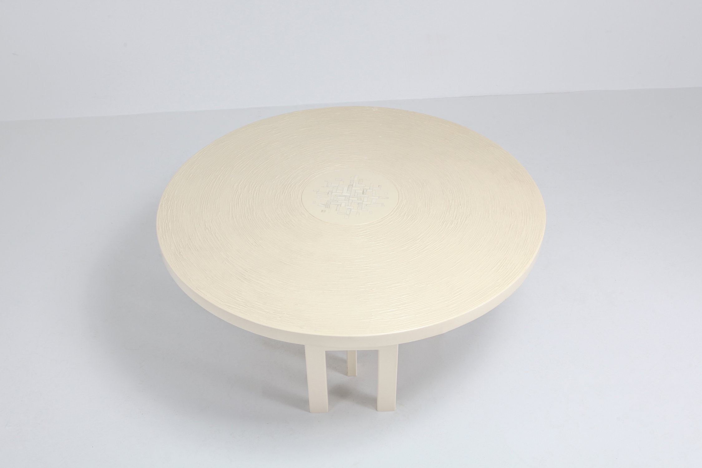 Jean Claude Dresse Exceptional Resin Dining Table - 1970s