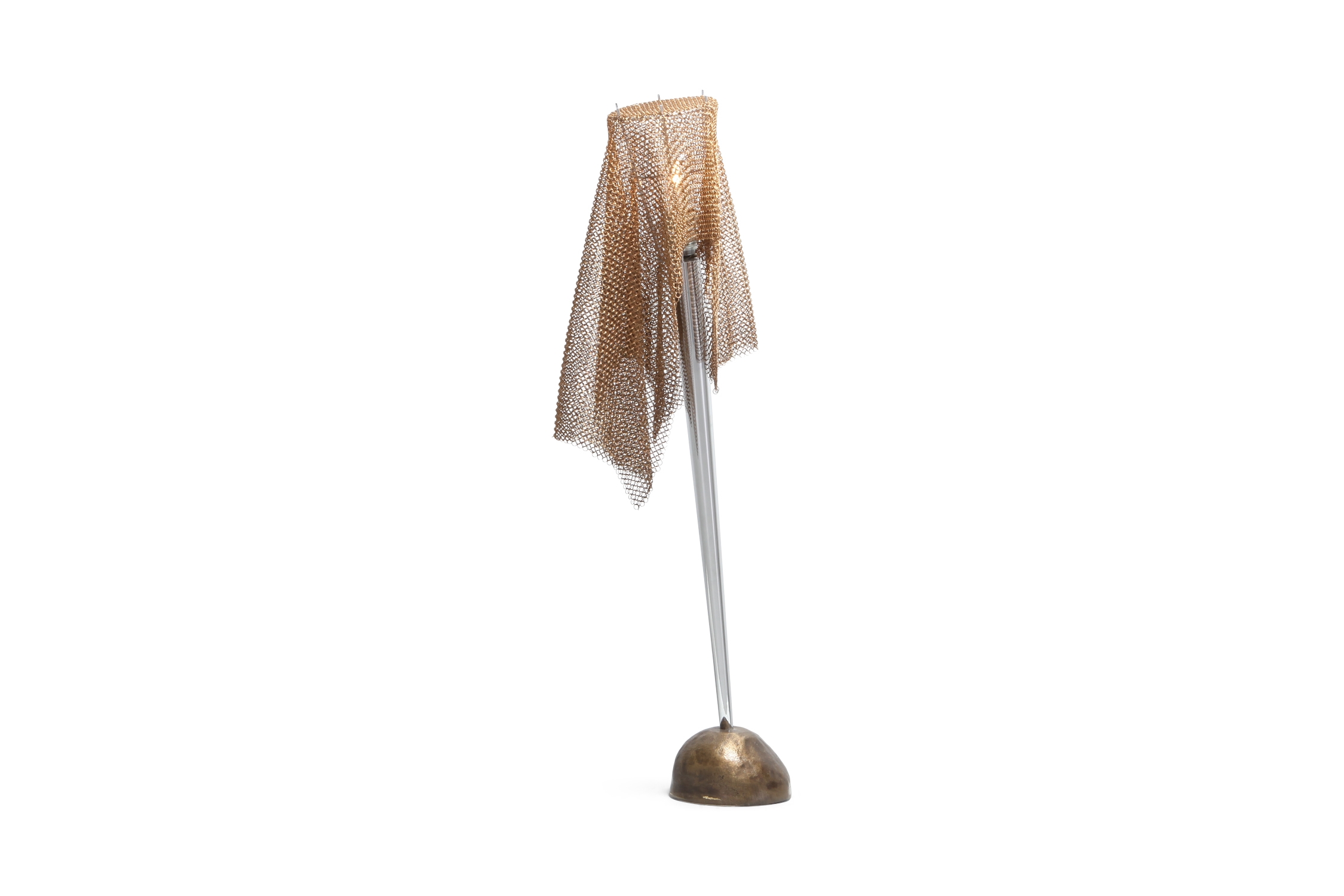 Artemide Chain Mail Table Lamp "Anchise" by Toni Cordero - 1980s