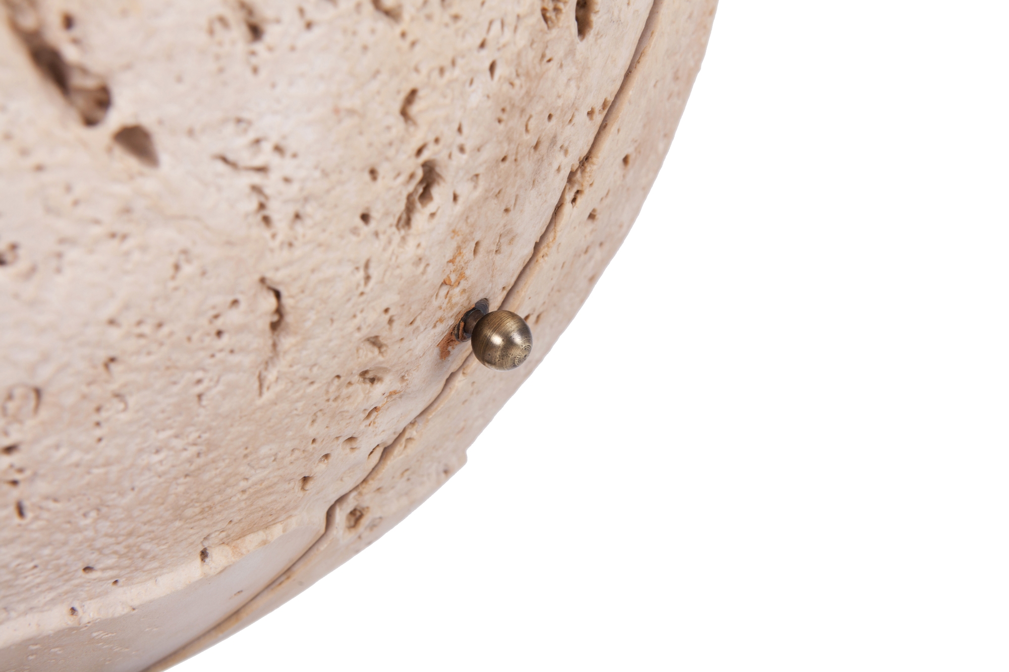 Maison Jansen Brass ‘Moon’ Globe Bar - 1980s