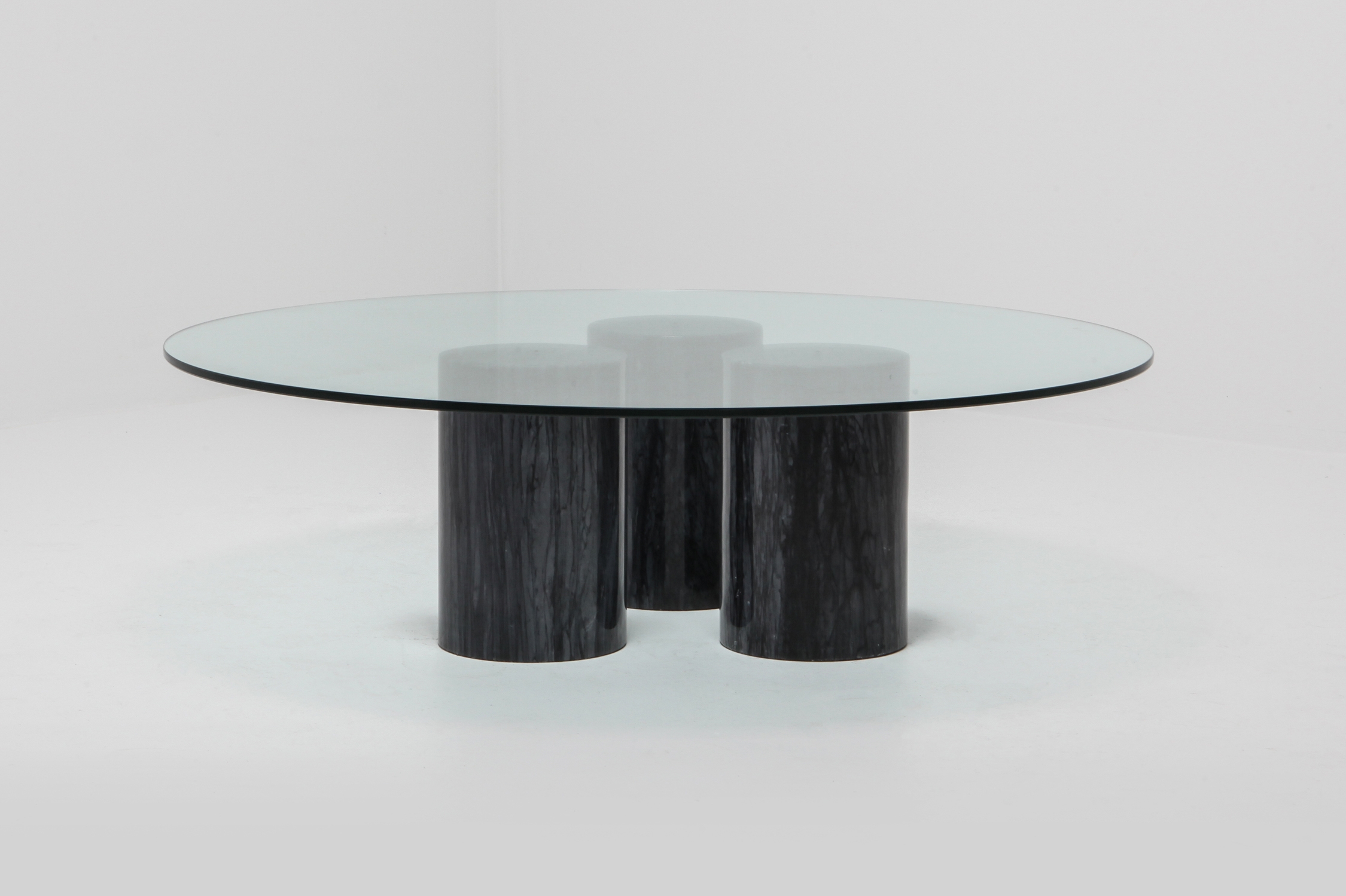 Mario Bellini Collonato Black Marble Coffee Table - 1970s
