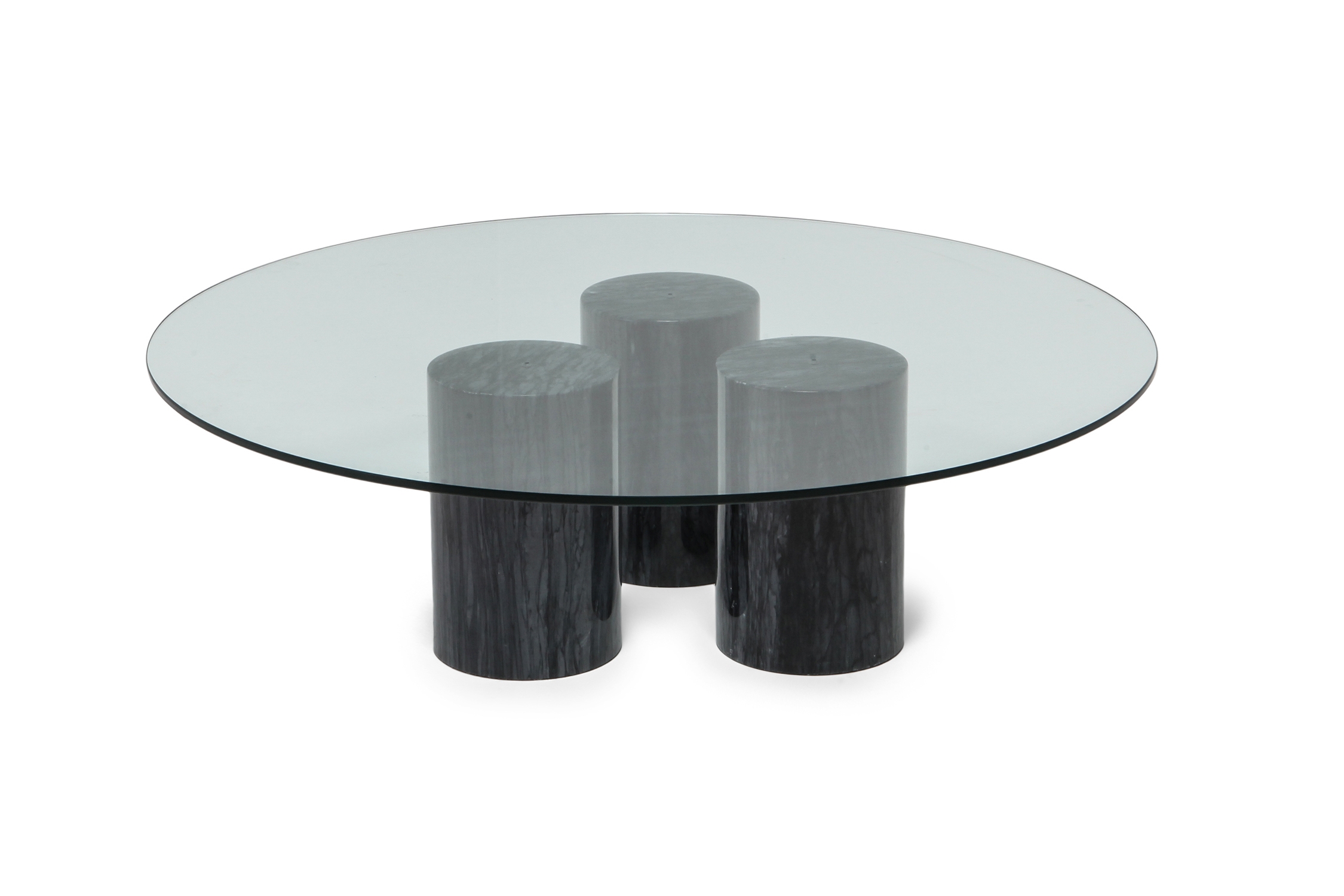 Mario Bellini Collonato Black Marble Coffee Table - 1970s