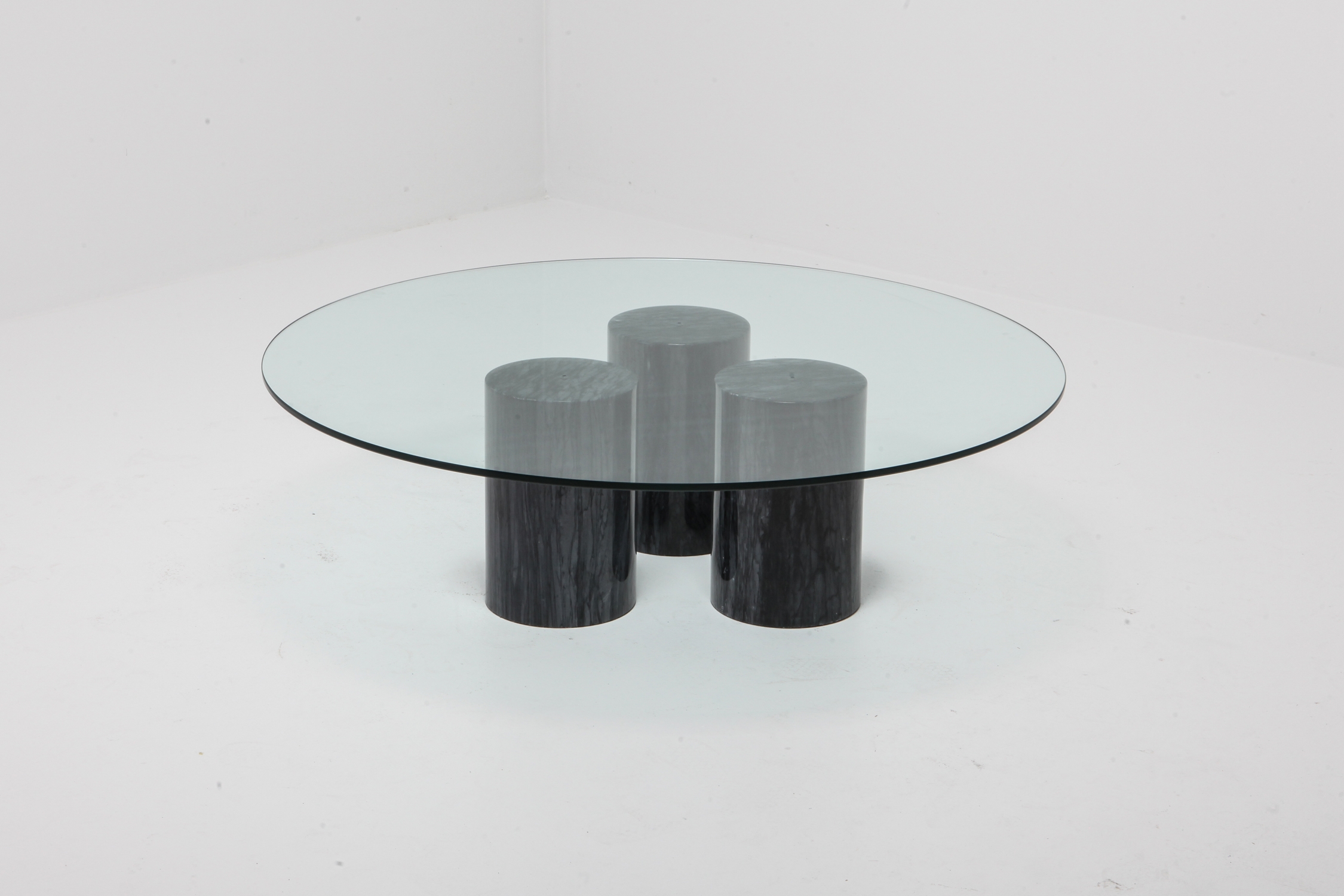 Mario Bellini Collonato Black Marble Coffee Table - 1970s