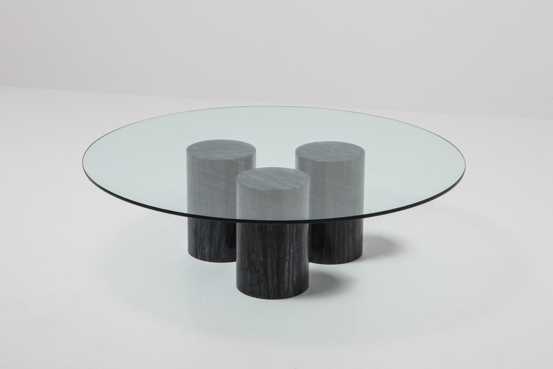 Mario Bellini Collonato Black Marble Coffee Table - 1970s