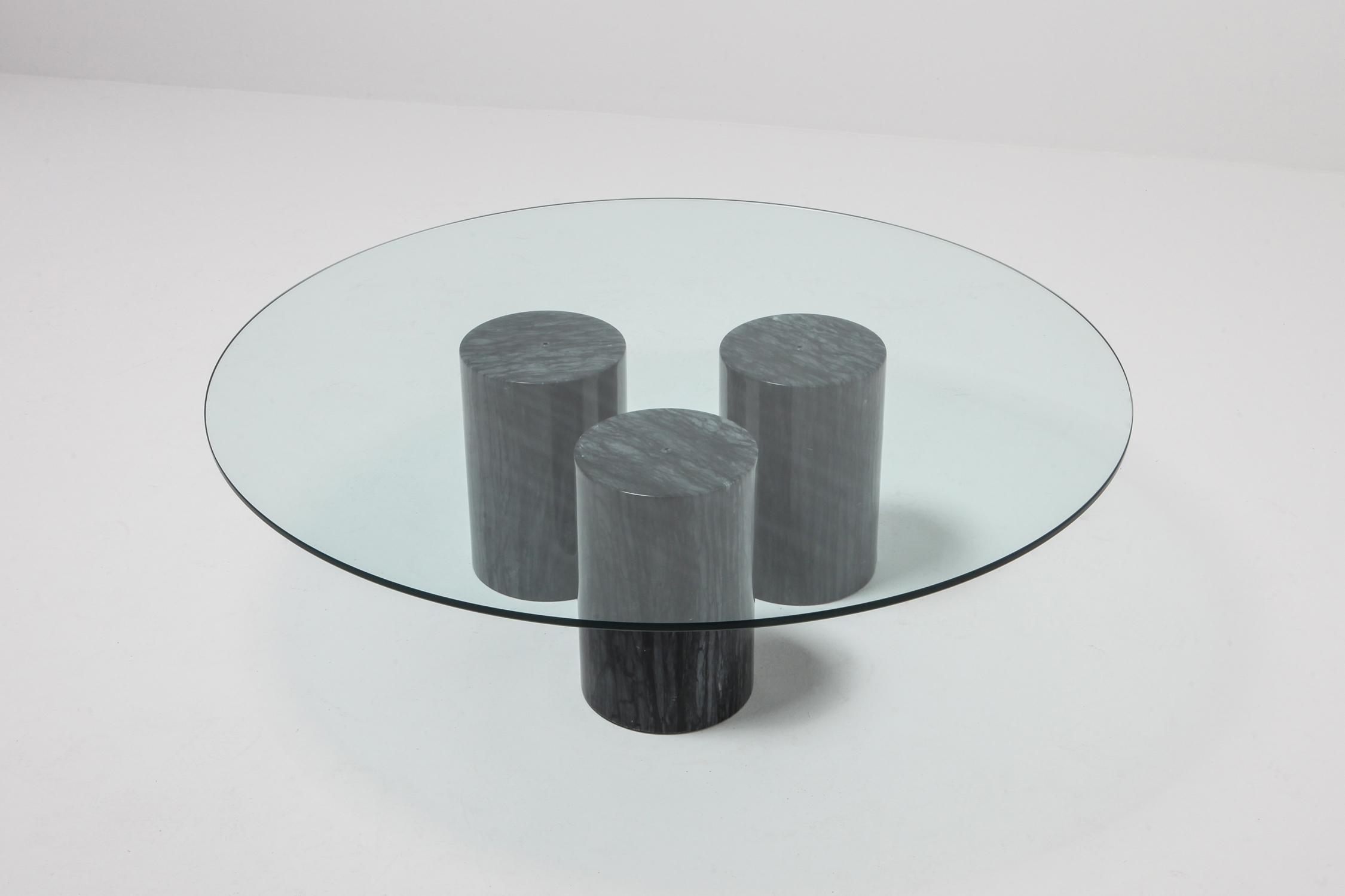 Mario Bellini Collonato Black Marble Coffee Table - 1970s