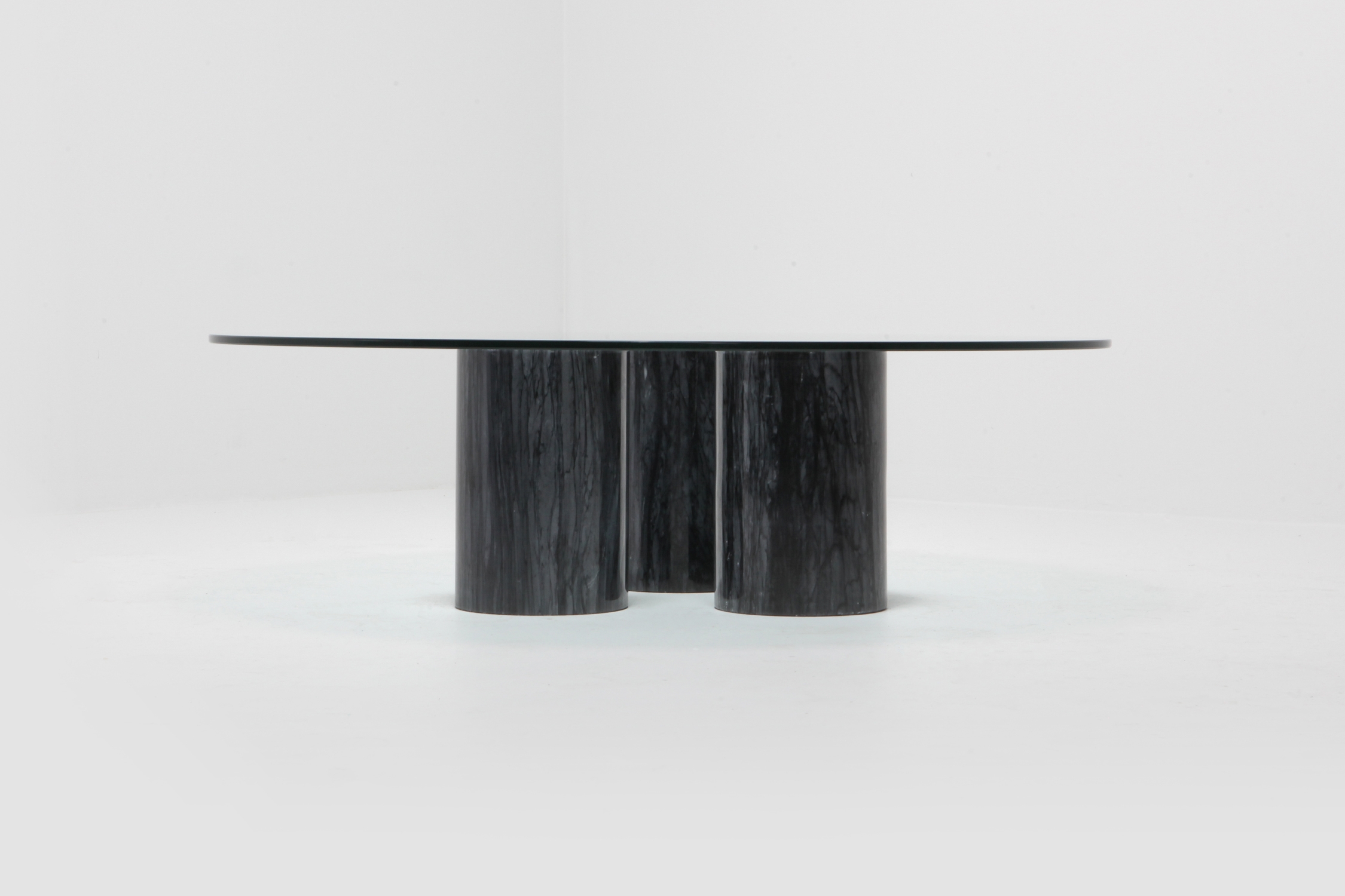 Mario Bellini Collonato Black Marble Coffee Table - 1970s