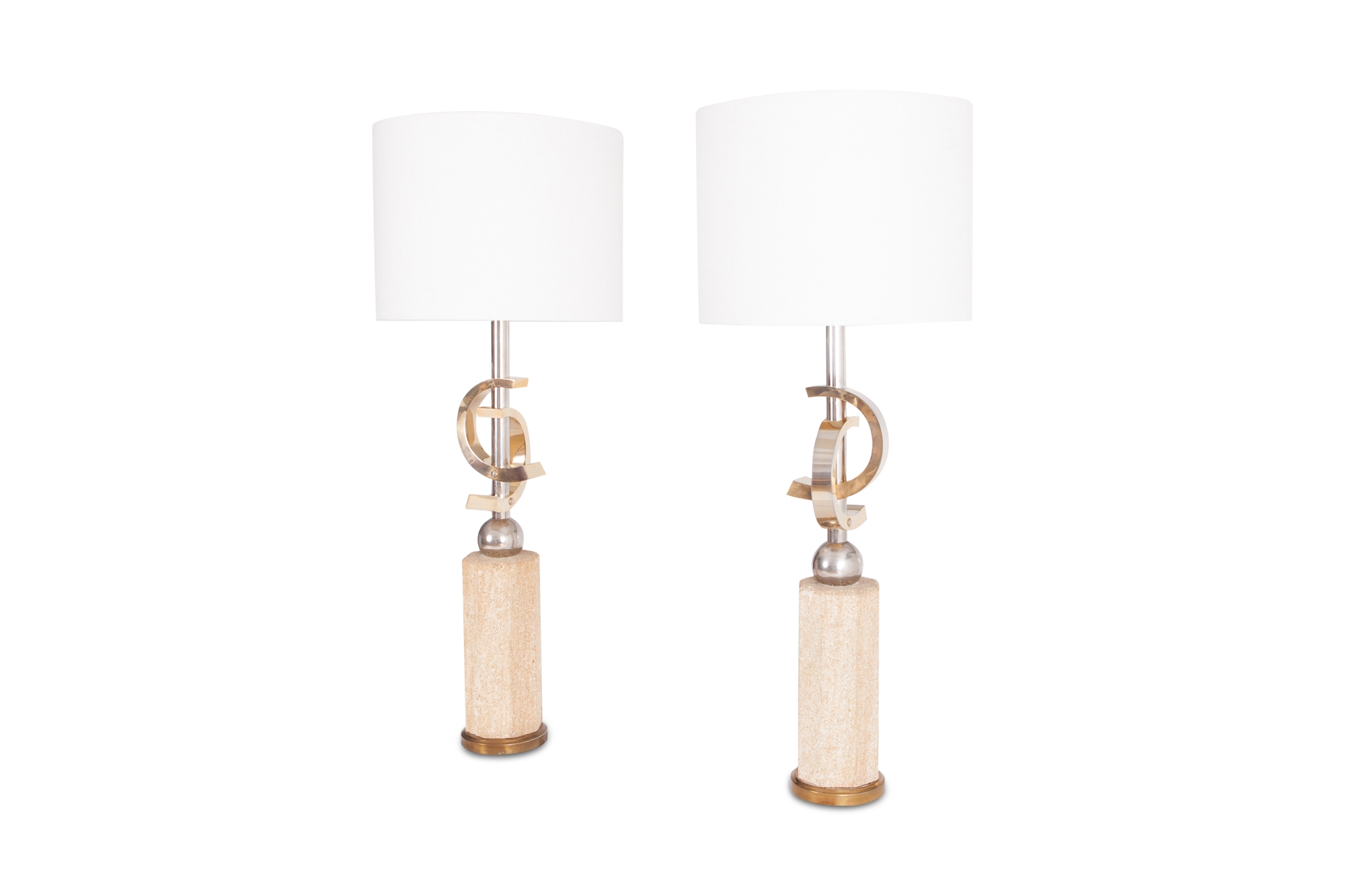 Hollywood Regency Style Table Light Attributed To Coco Chanel - 1970s