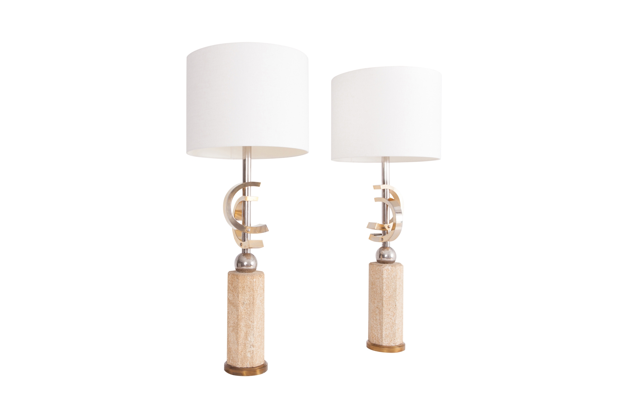 Hollywood Regency Style Table Light Attributed To Coco Chanel - 1970s