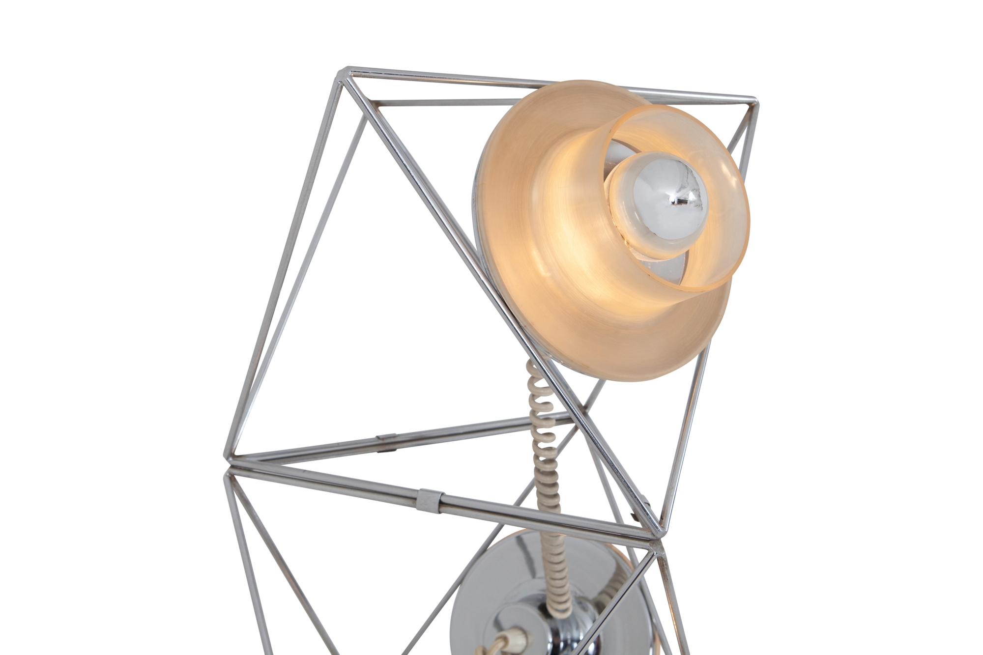 Modular Space Age Floor Lamp Poliedra by Felice Ragazzo for Guzzini - 1970