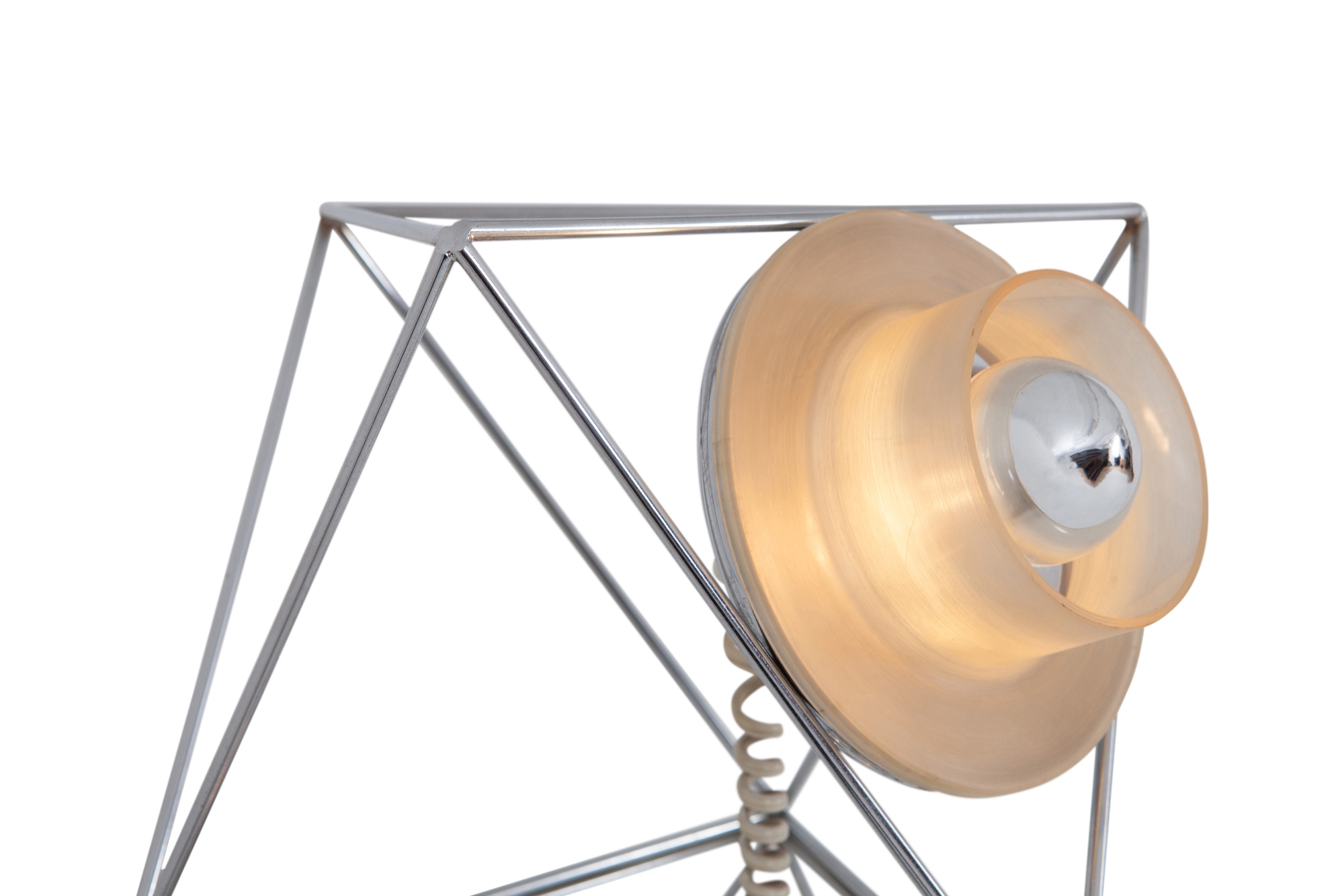 Modular Space Age Floor Lamp Poliedra by Felice Ragazzo for Guzzini - 1970