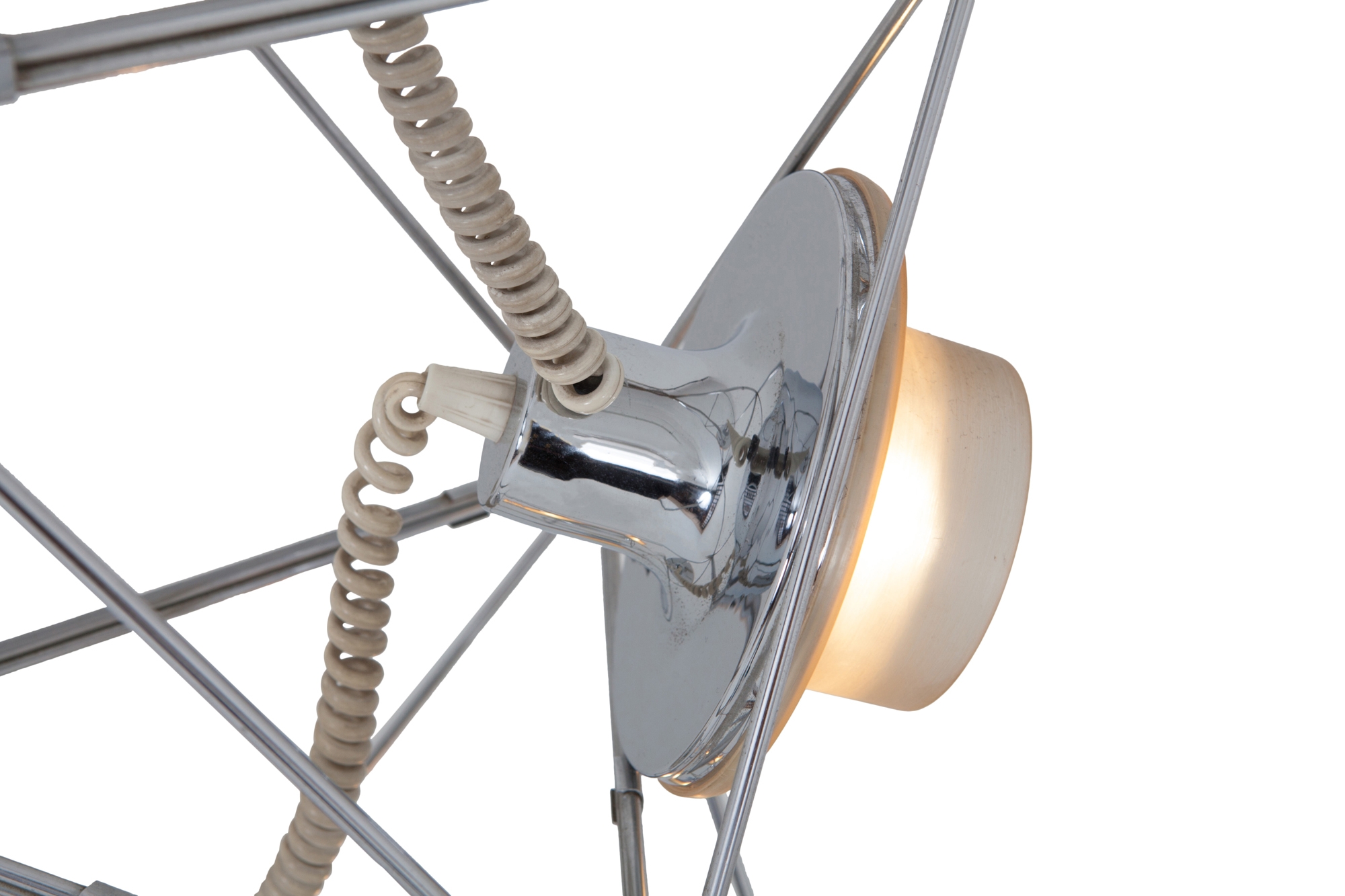 Modular Space Age Floor Lamp Poliedra by Felice Ragazzo for Guzzini - 1970