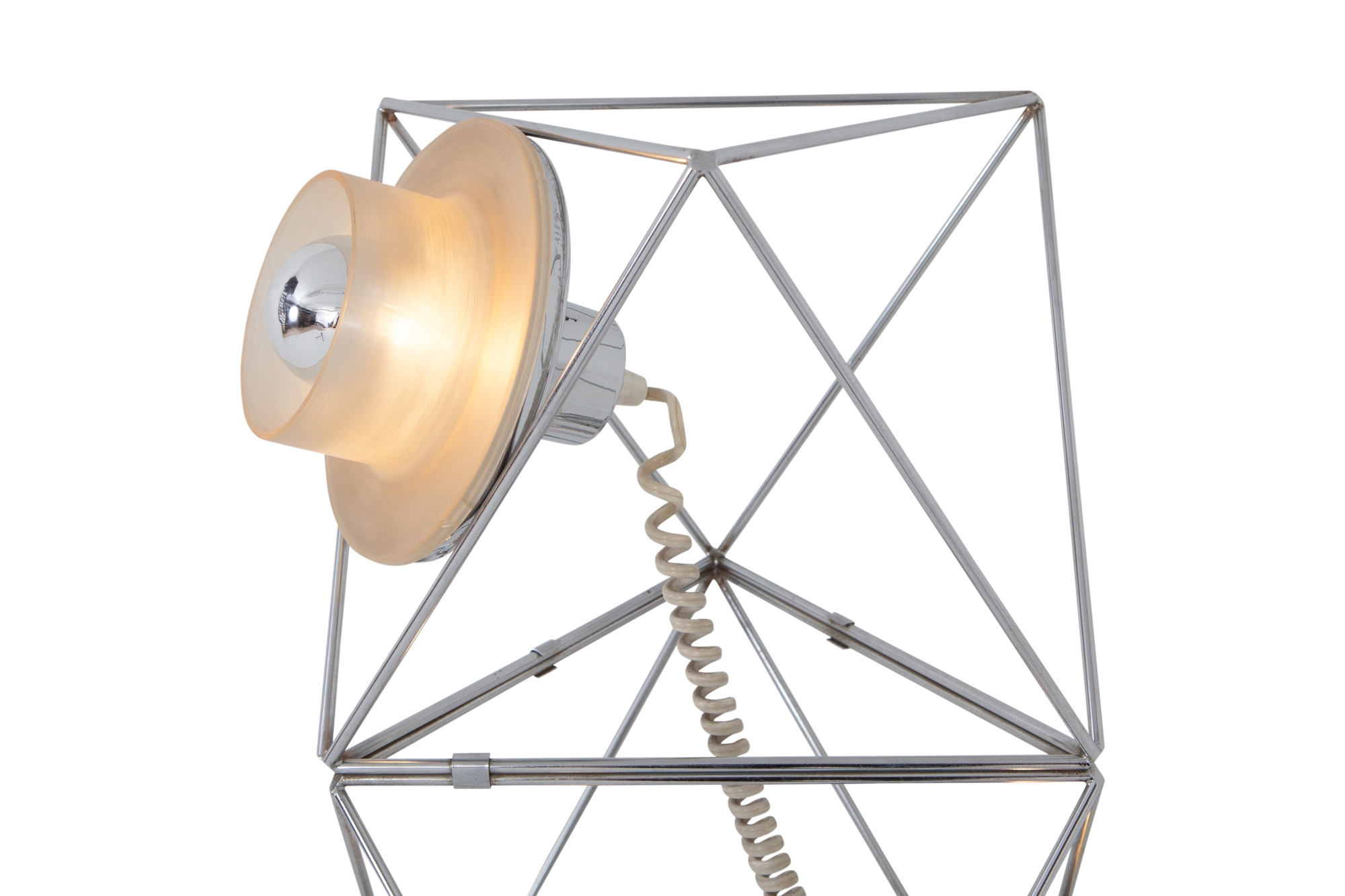 Modular Space Age Floor Lamp Poliedra by Felice Ragazzo for Guzzini - 1970