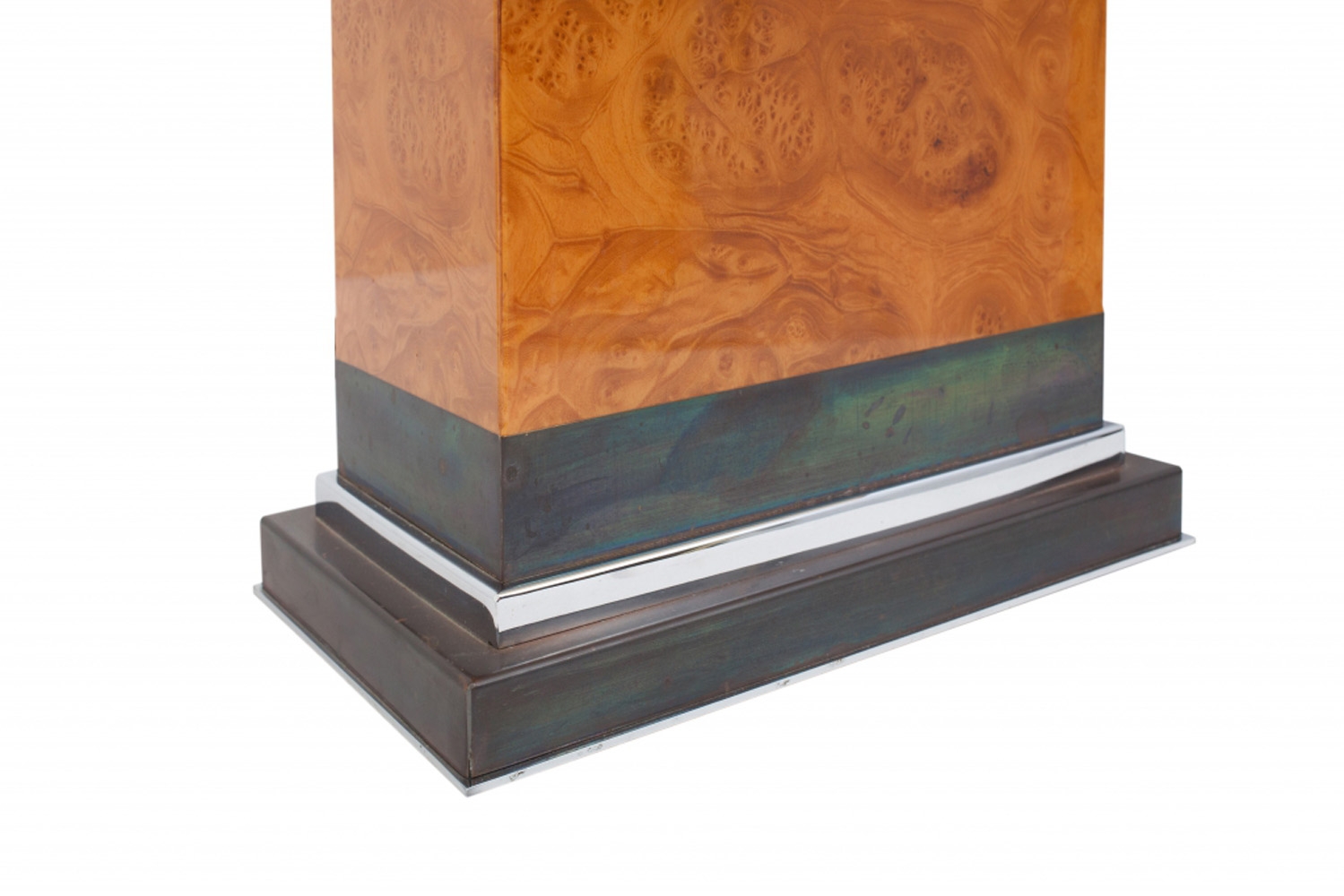 Pair Of Burl Lamps, Jean Claude Mahey - 1970s