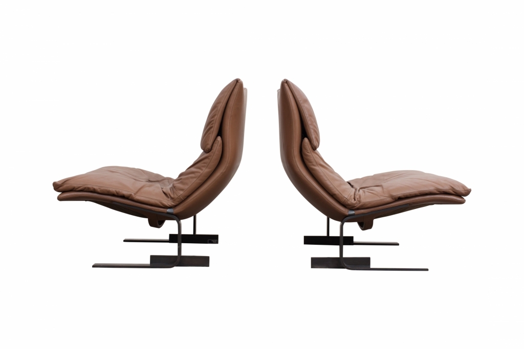 Saporiti Onda Wave Lounge chairs by Giovanni Offredi - 1970s