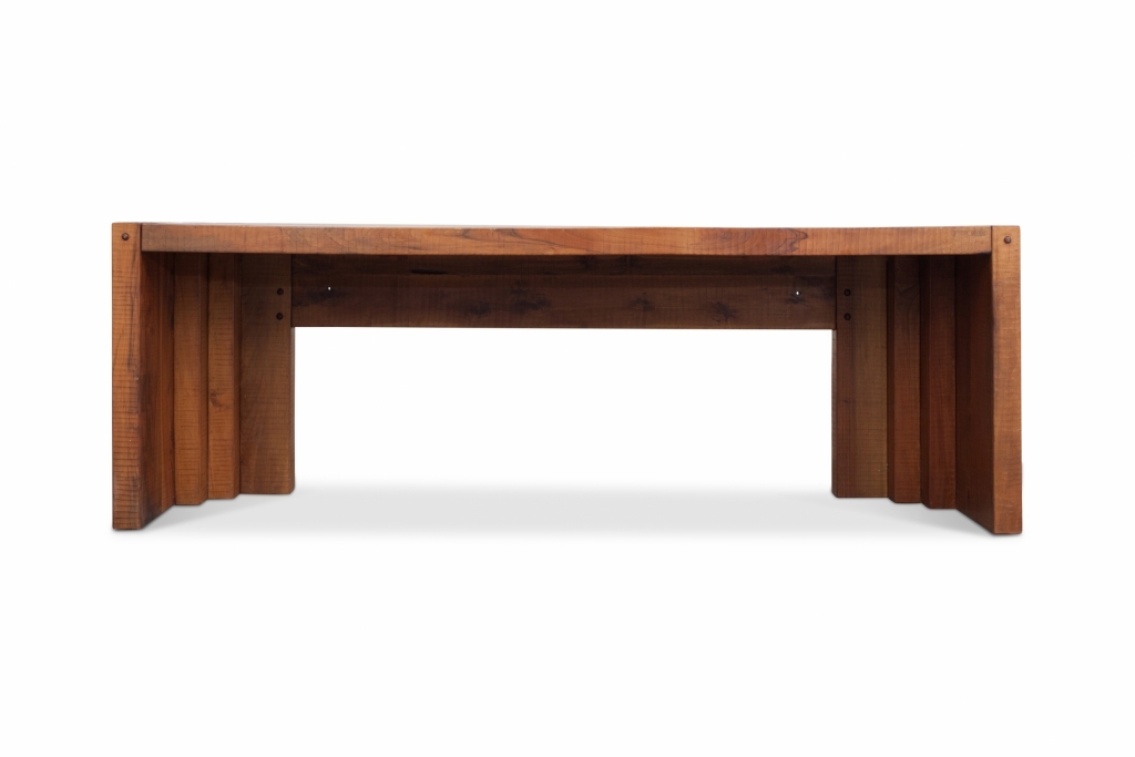 Large Italian Wooden Console Tables, Giuseppe Rivadossi - 1970s