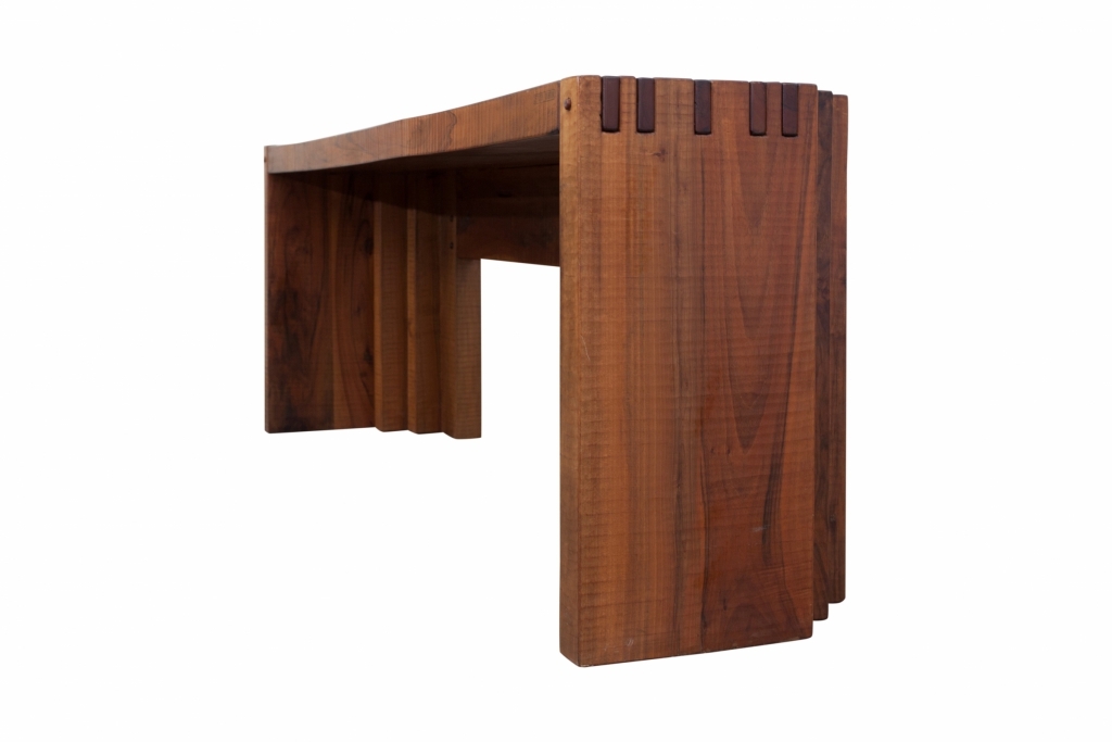 Large Italian Wooden Console Tables, Giuseppe Rivadossi - 1970s