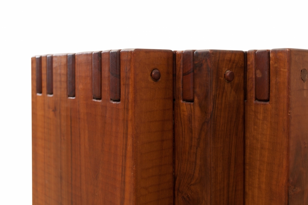 Large Italian Wooden Console Tables, Giuseppe Rivadossi - 1970s