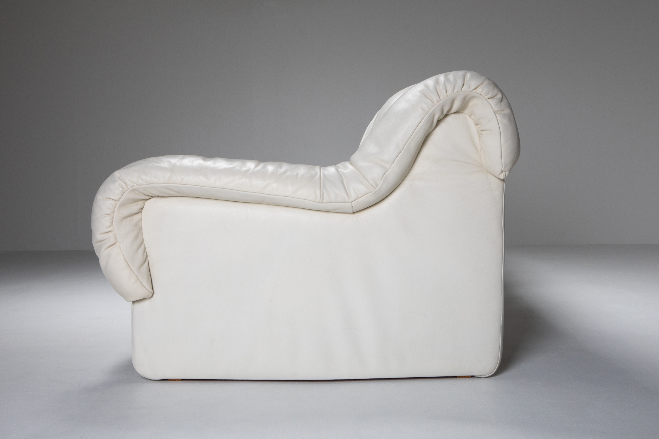 De Sede DS-600 Sectional Sofa in White Leather - 1970's
