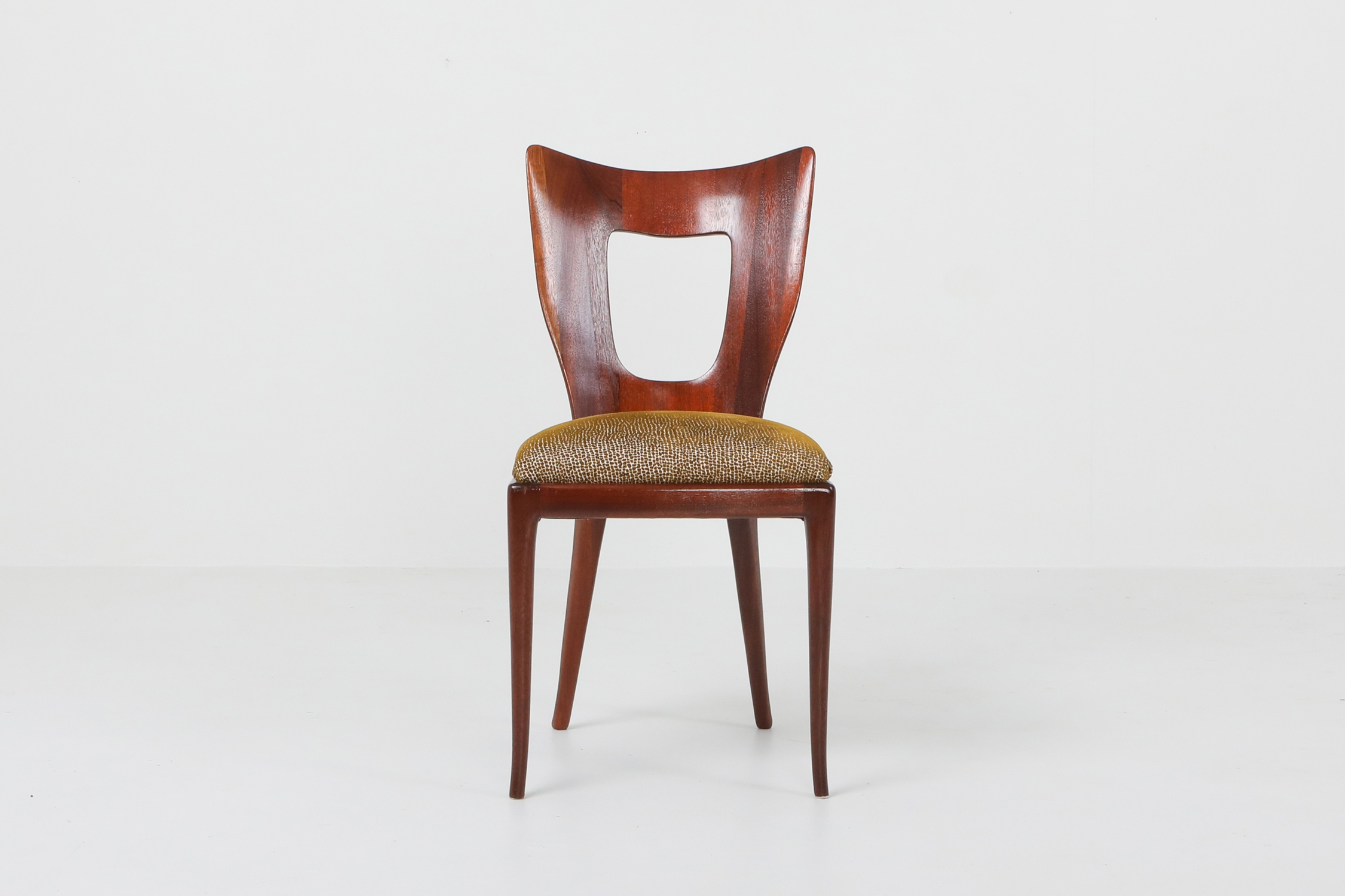 Osvaldo Borsani Dining Chairs in Mahogany - 1950s