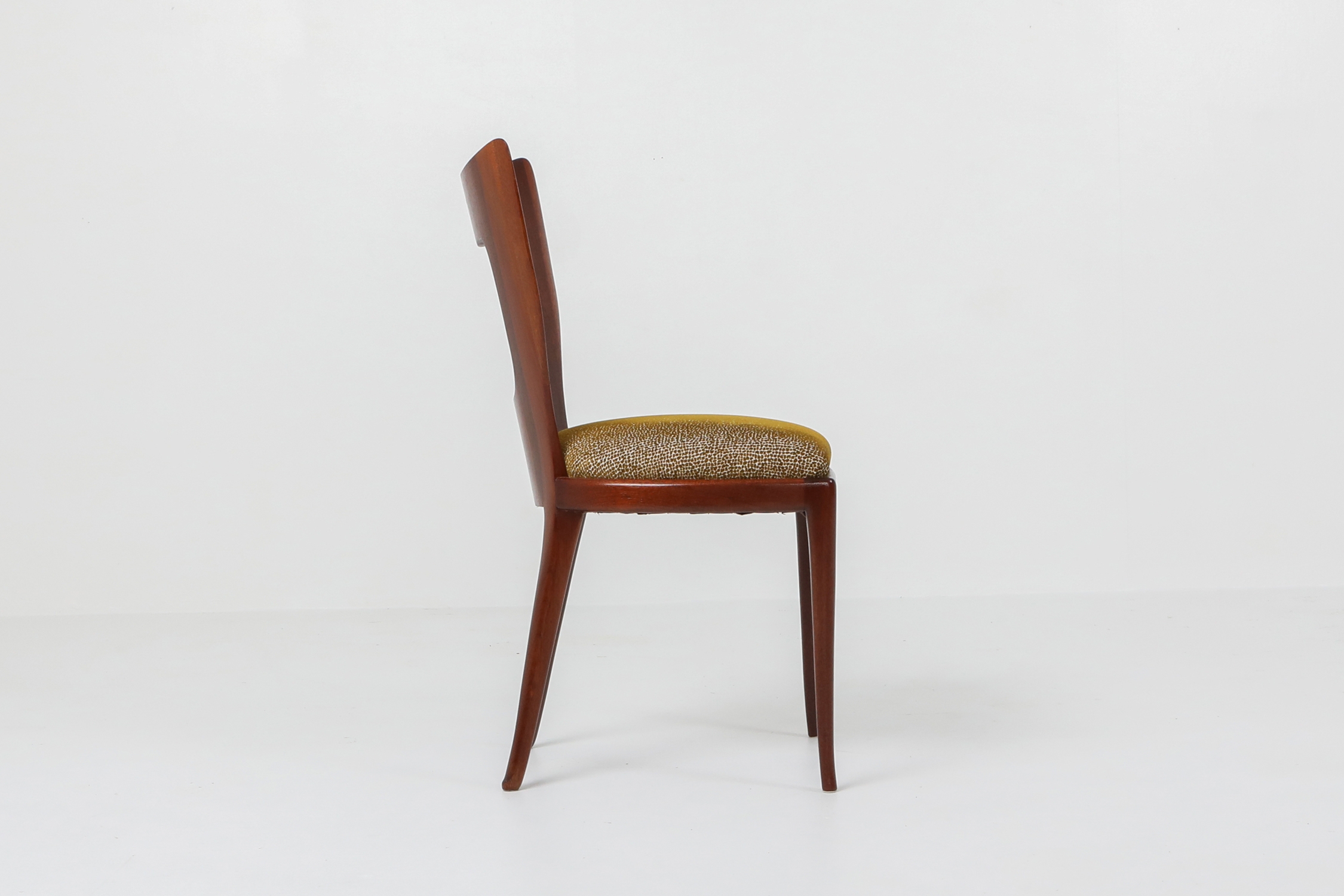 Osvaldo Borsani Dining Chairs in Mahogany - 1950s