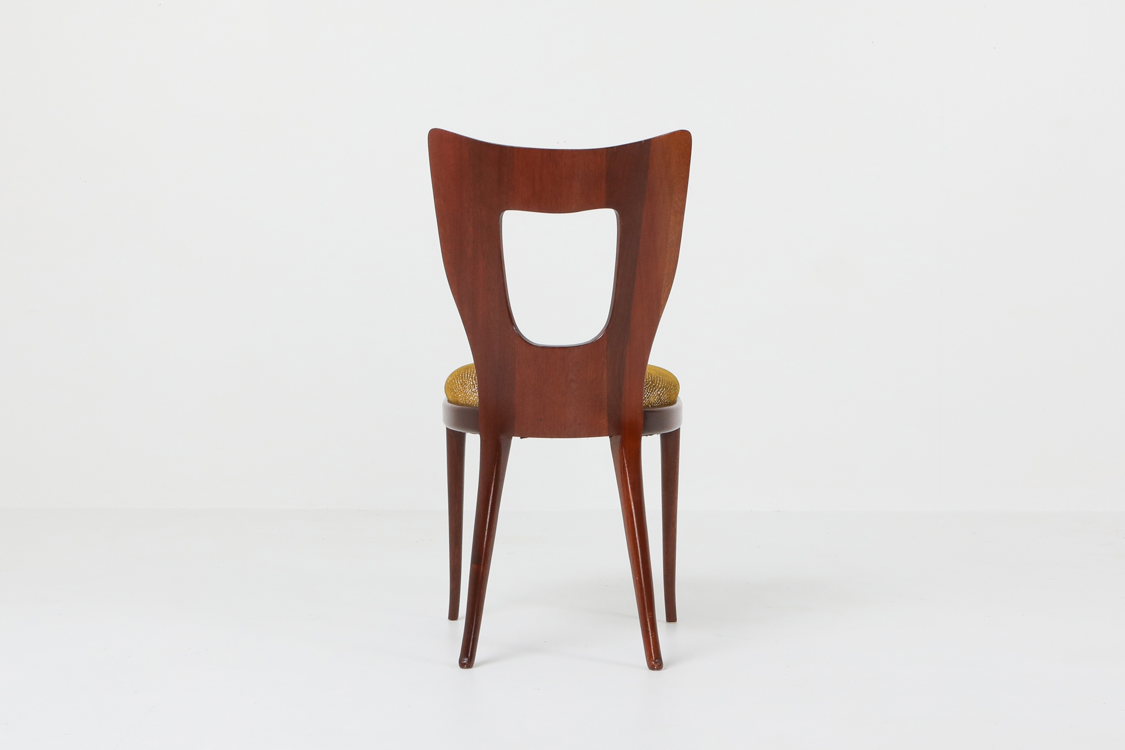 Osvaldo Borsani Dining Chairs in Mahogany - 1950s