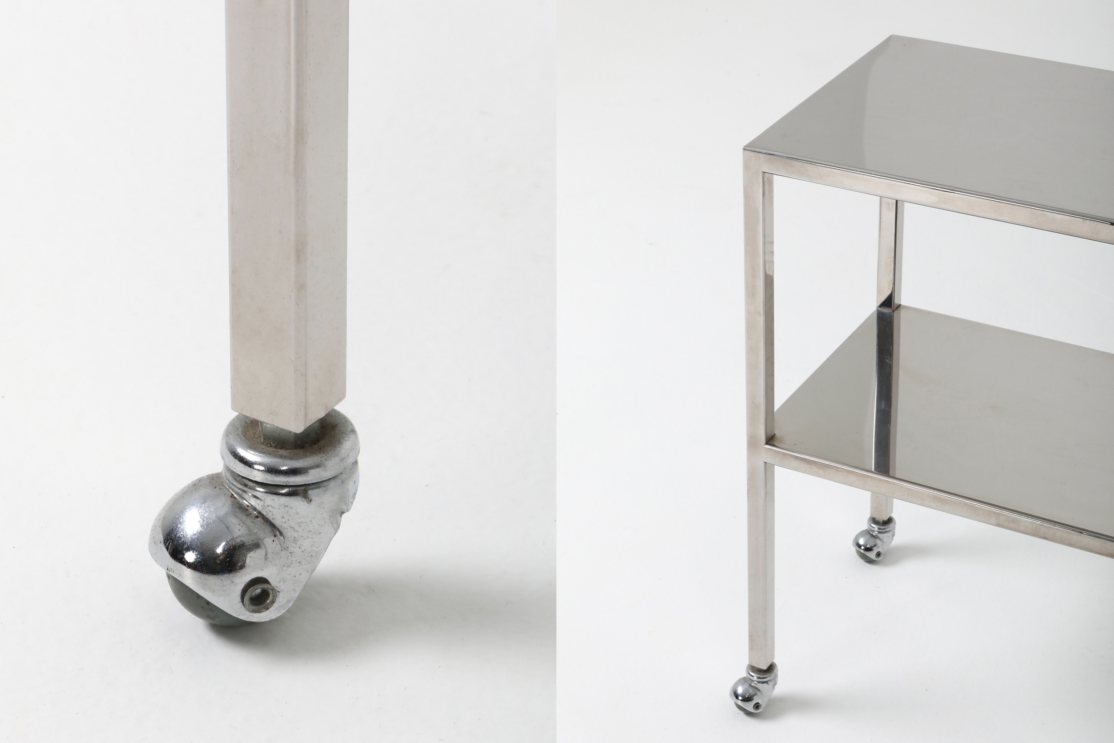 Industrial Chrome Trolley by Philippe Starck - 1990s