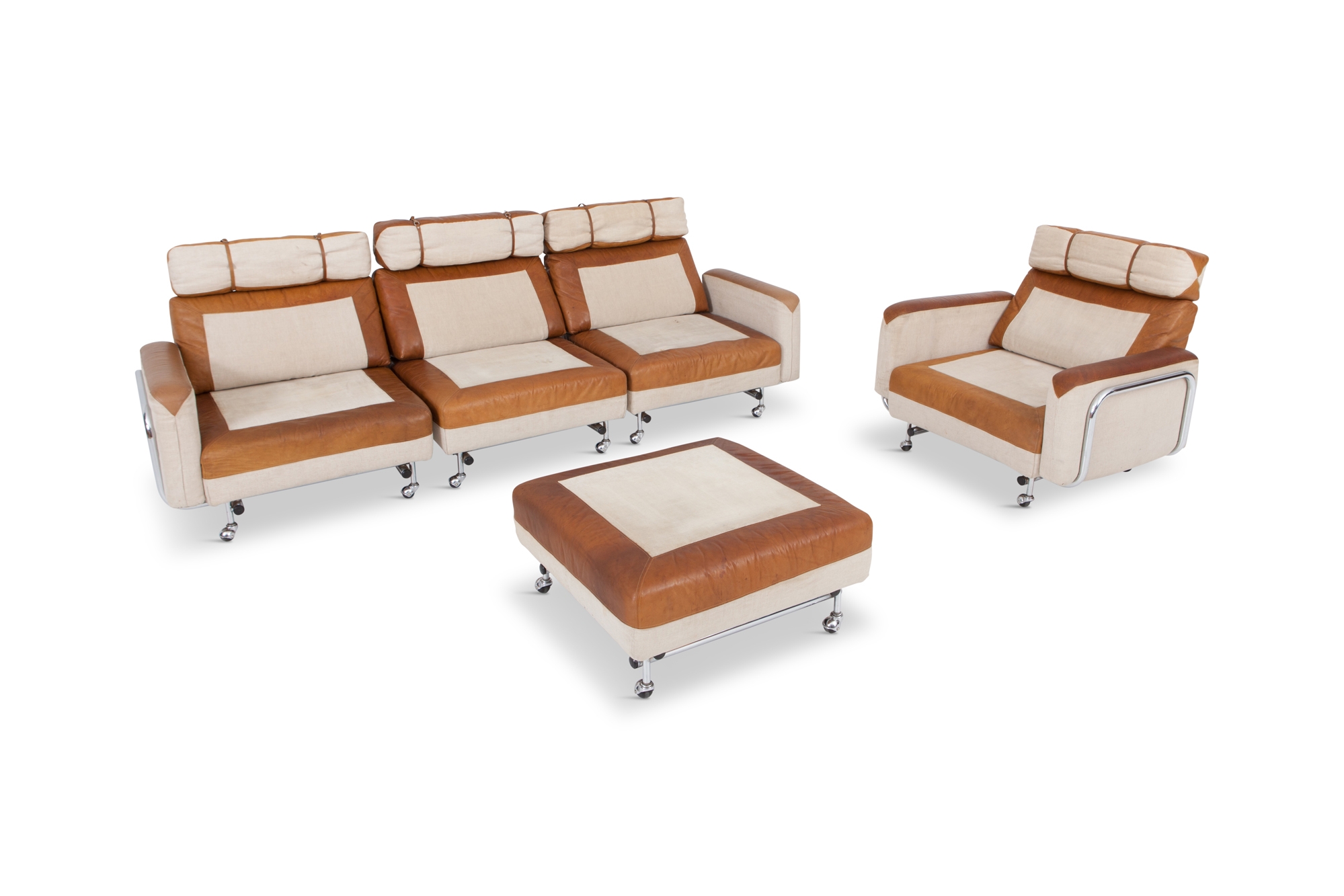Space Age Modular Sofa in Original Upholstery - 1960s