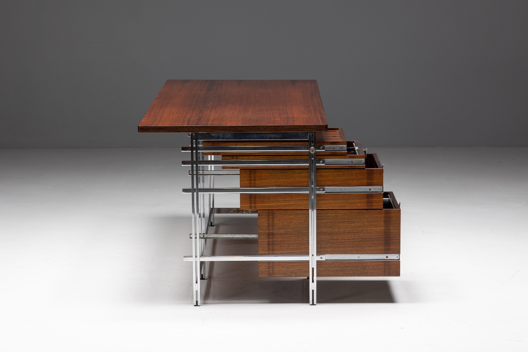 Executive Desk by Jules Wabbes for Mobilier Universel - 1950s