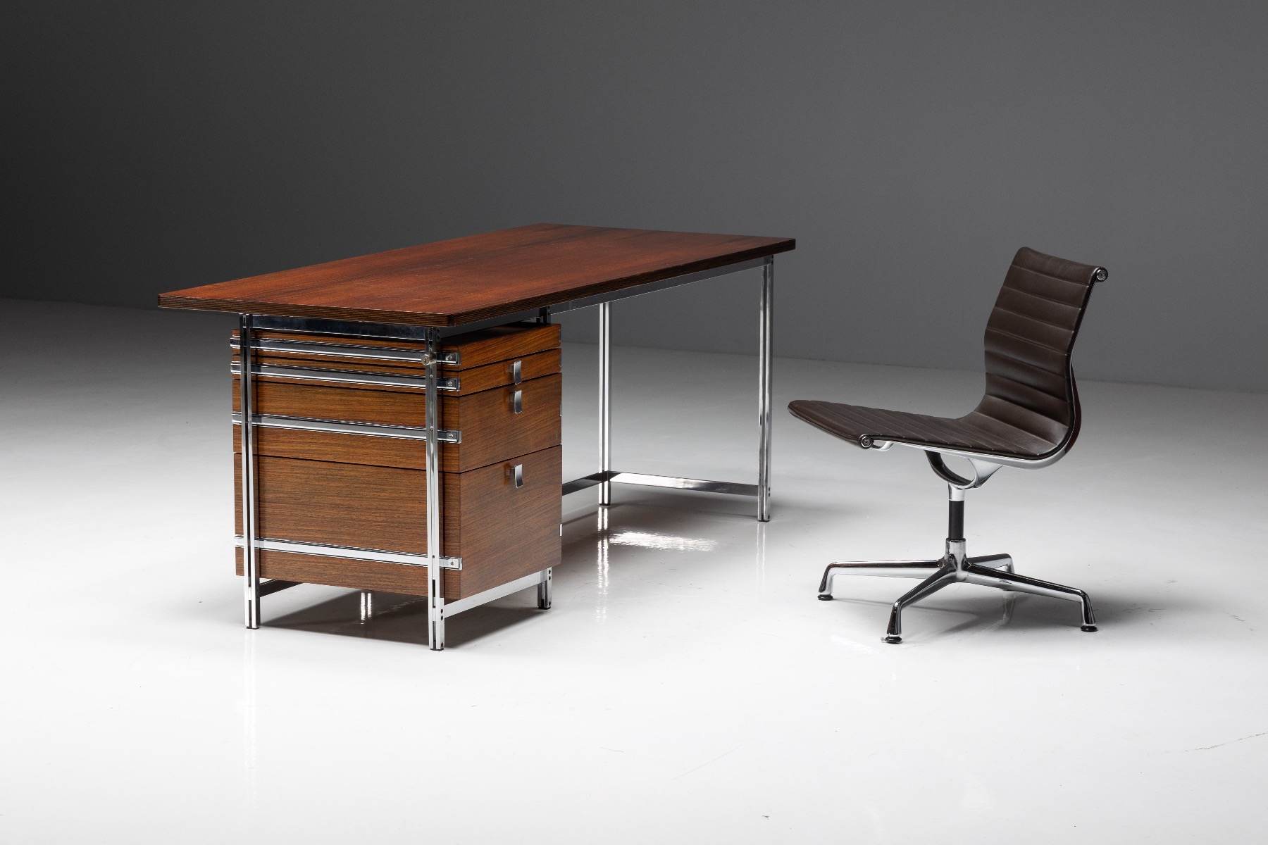 Executive Desk by Jules Wabbes for Mobilier Universel - 1950s