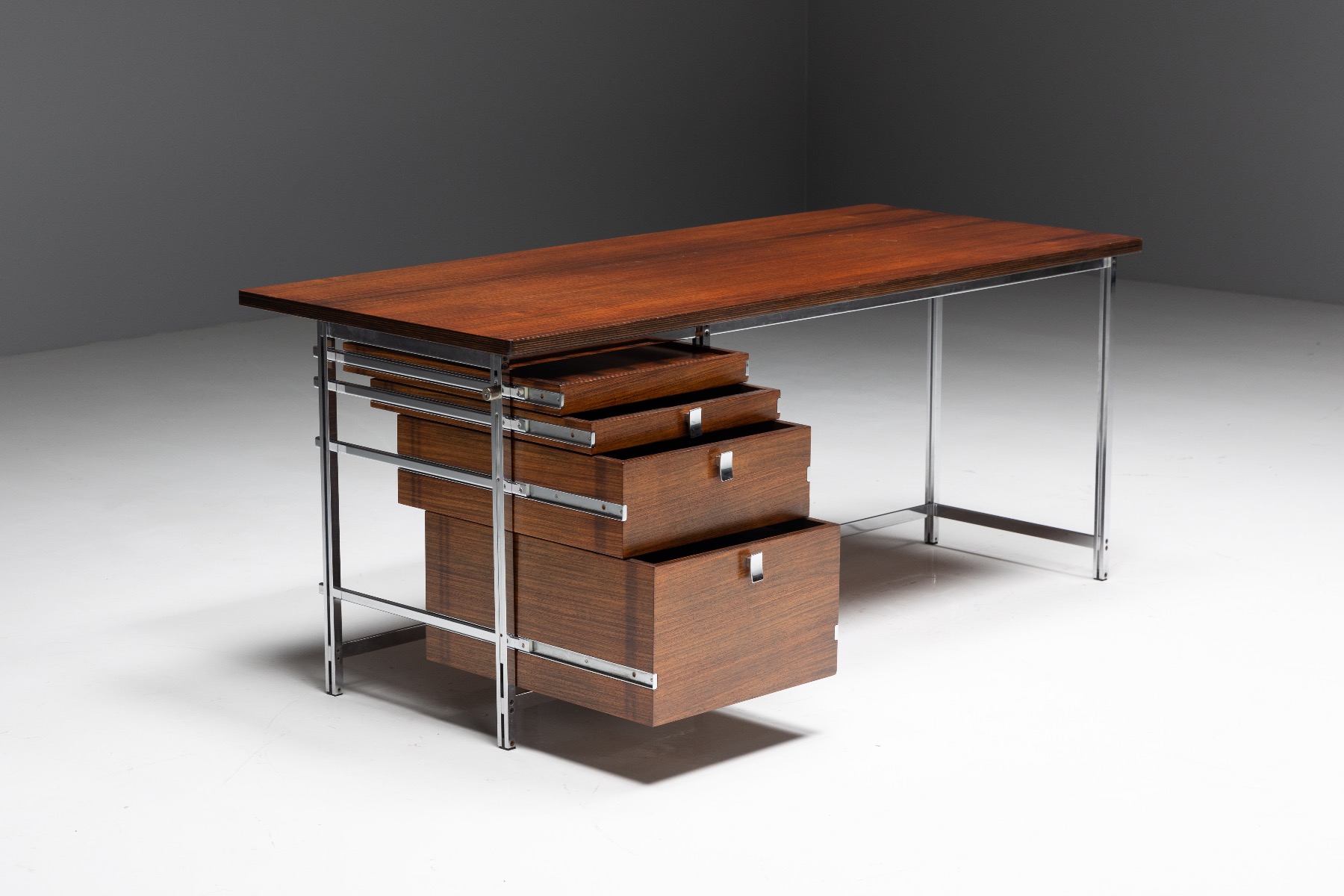 Executive Desk by Jules Wabbes for Mobilier Universel - 1950s