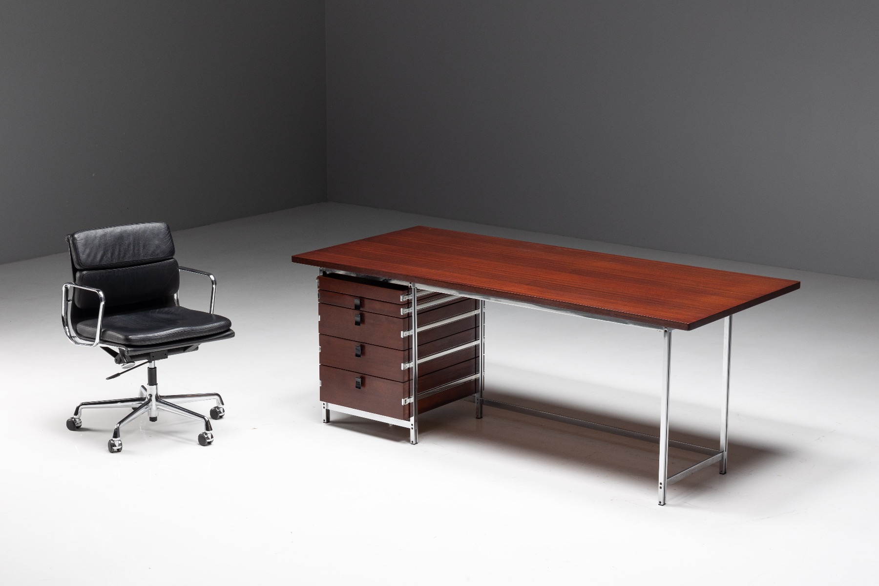 Executive Desk by Jules Wabbes for Mobilier Universel - 1950s
