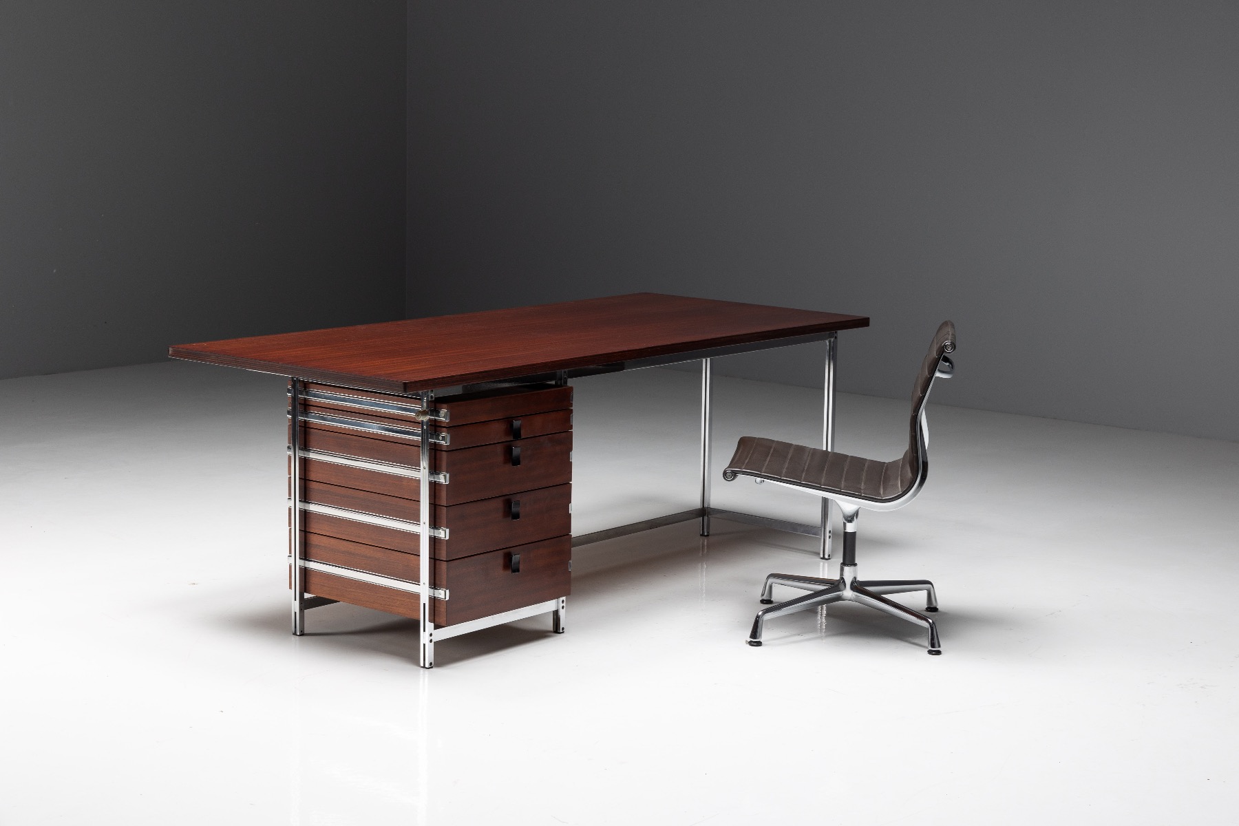 Executive Desk by Jules Wabbes for Mobilier Universel - 1950s