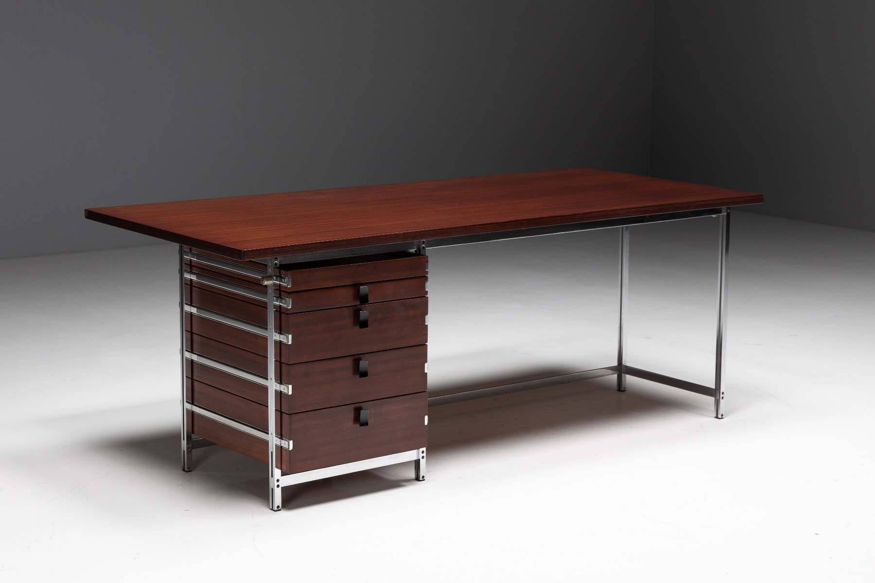 Executive Desk by Jules Wabbes for Mobilier Universel - 1950s
