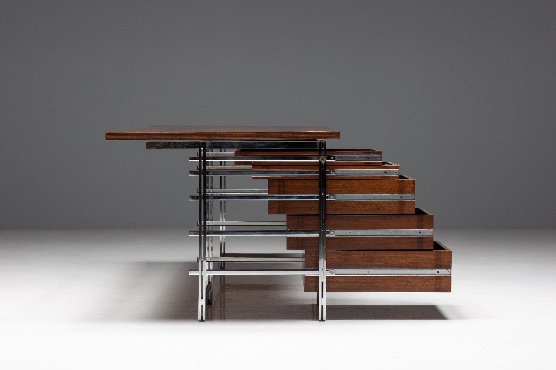 Executive Desk by Jules Wabbes for Mobilier Universel - 1950s