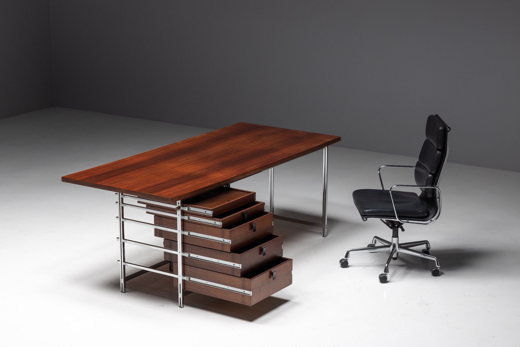 Executive Desk by Jules Wabbes for Mobilier Universel - 1950s
