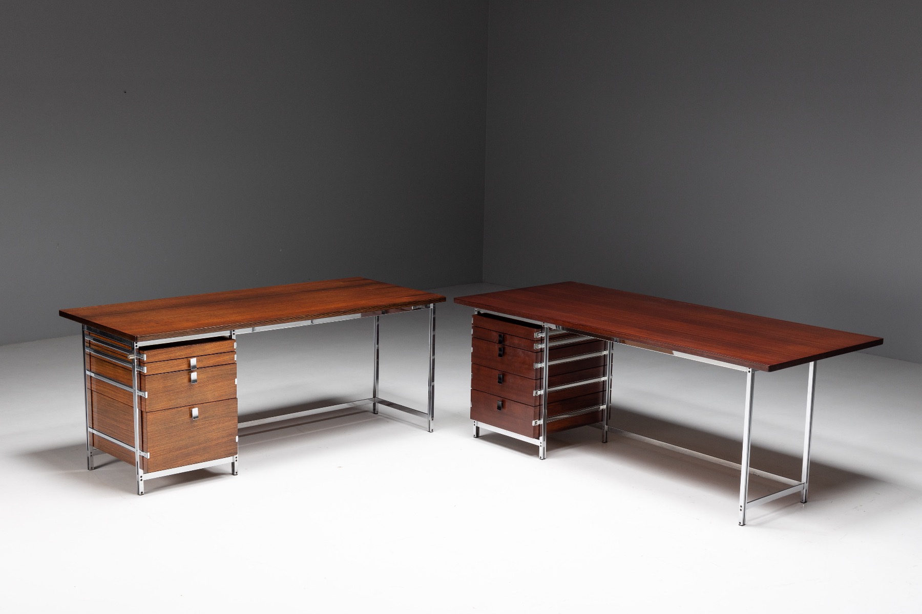 Executive Desk by Jules Wabbes for Mobilier Universel - 1950s