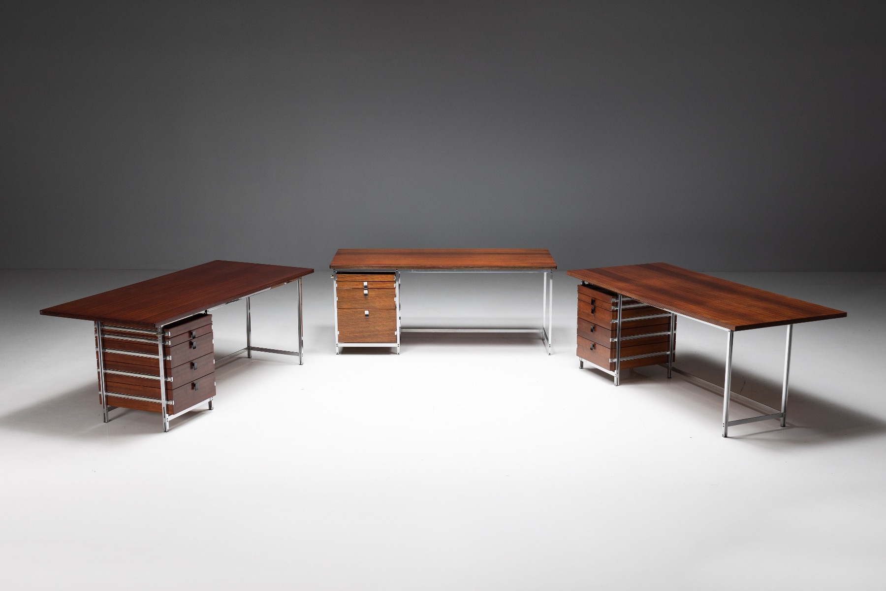 Executive Desk by Jules Wabbes for Mobilier Universel - 1950s