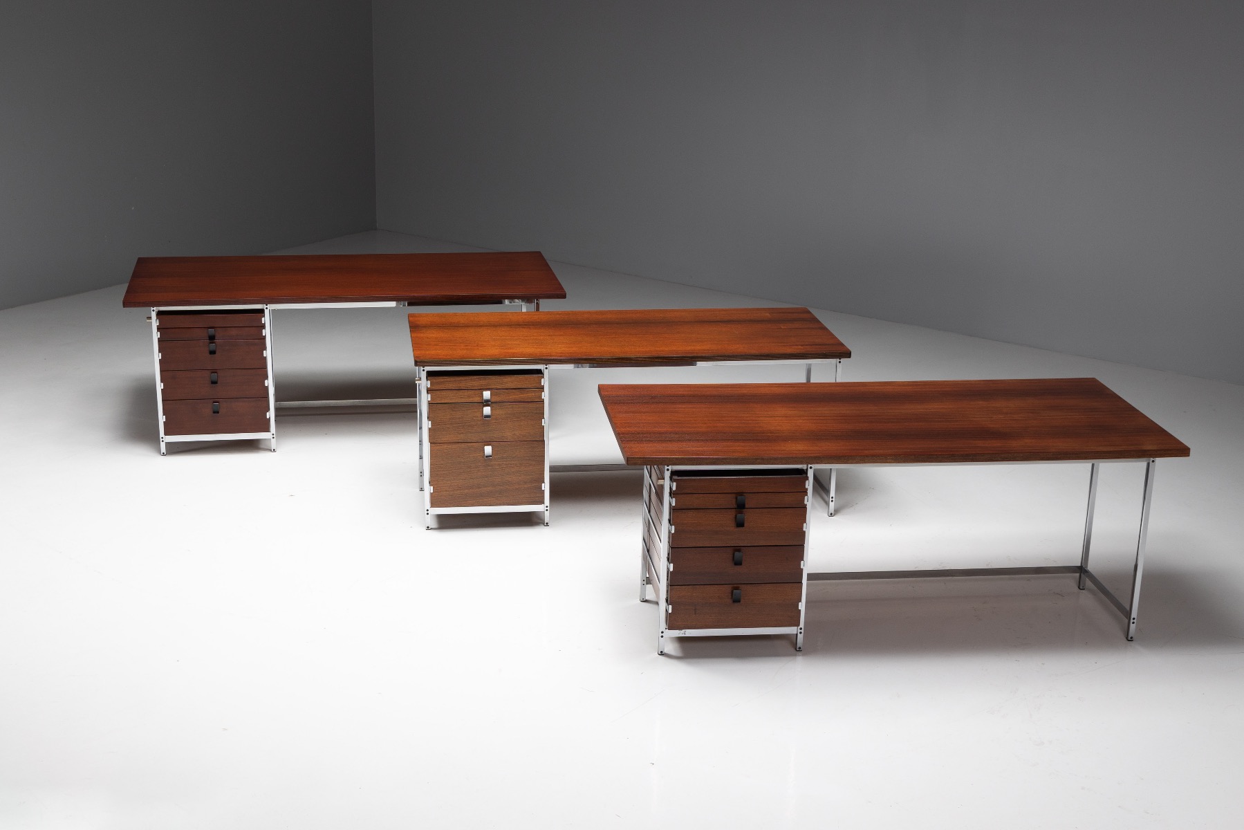 Executive Desk by Jules Wabbes for Mobilier Universel - 1950s