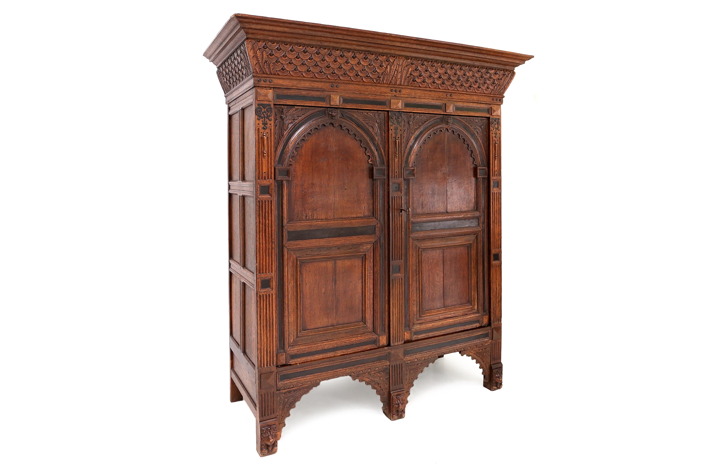 Dutch Renaissance Cabinet In Oak - 1700s