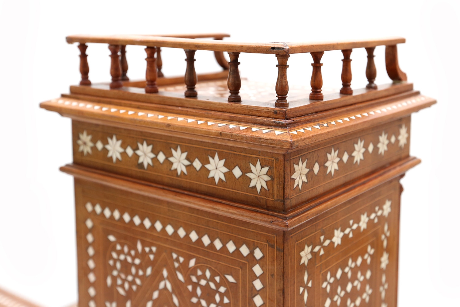Italian Desk With Chair, Oriental Style - 1880s