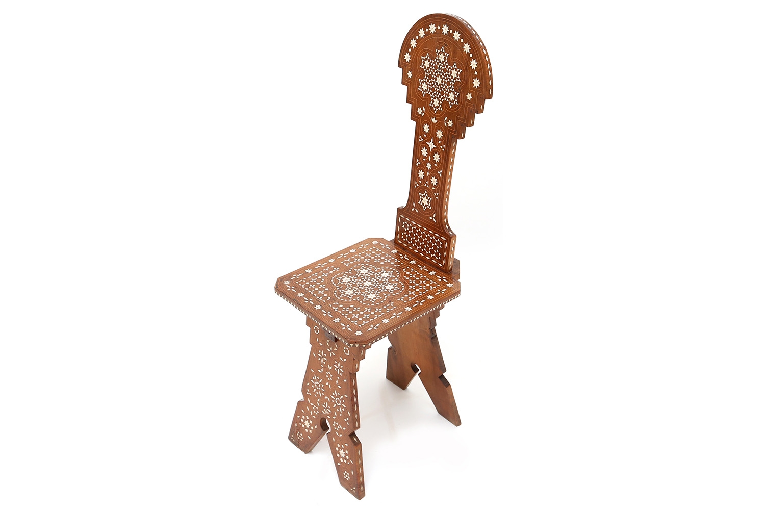 Italian Desk With Chair, Oriental Style - 1880s