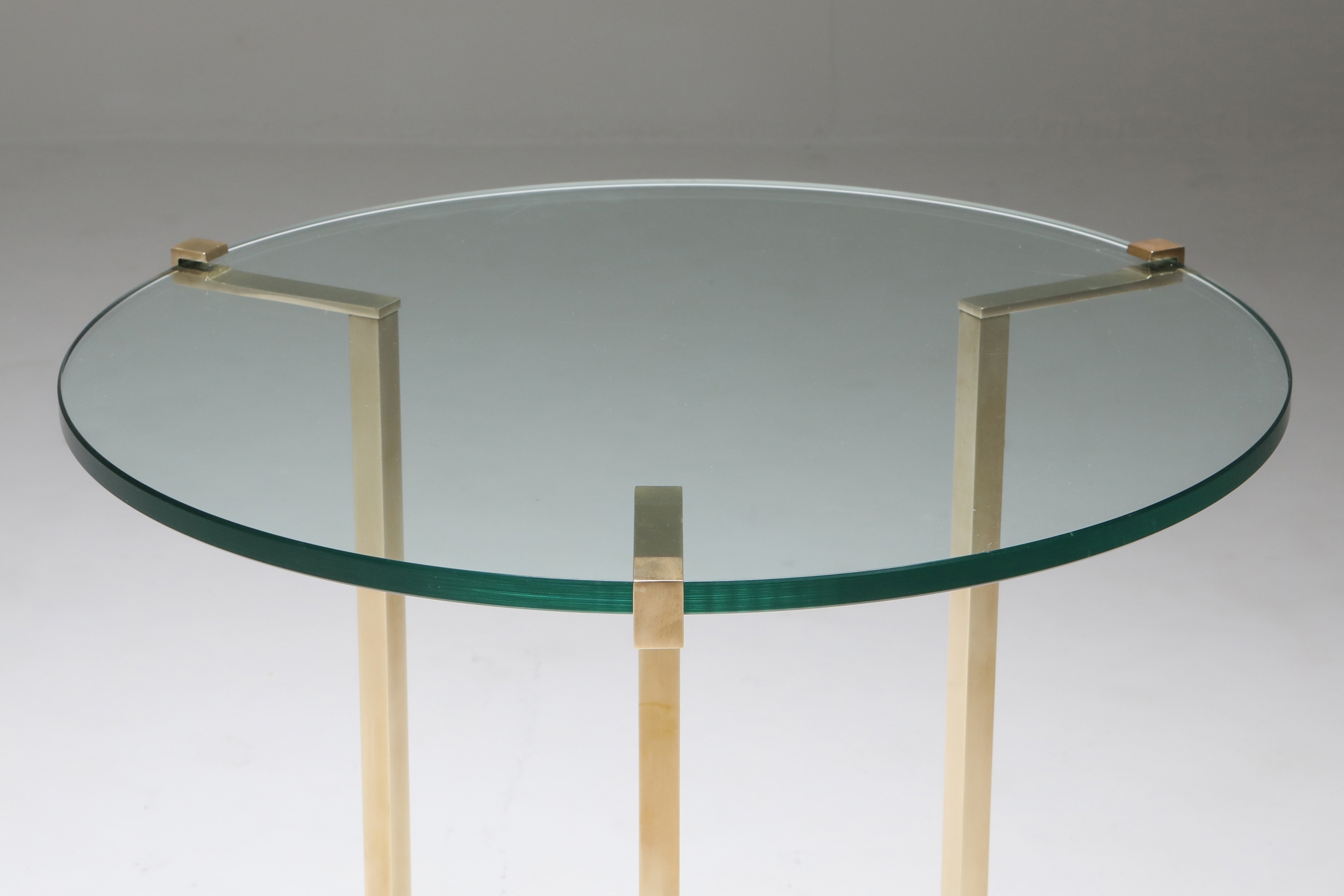 Brass Side Tables by Peter Ghyczy - 1980s