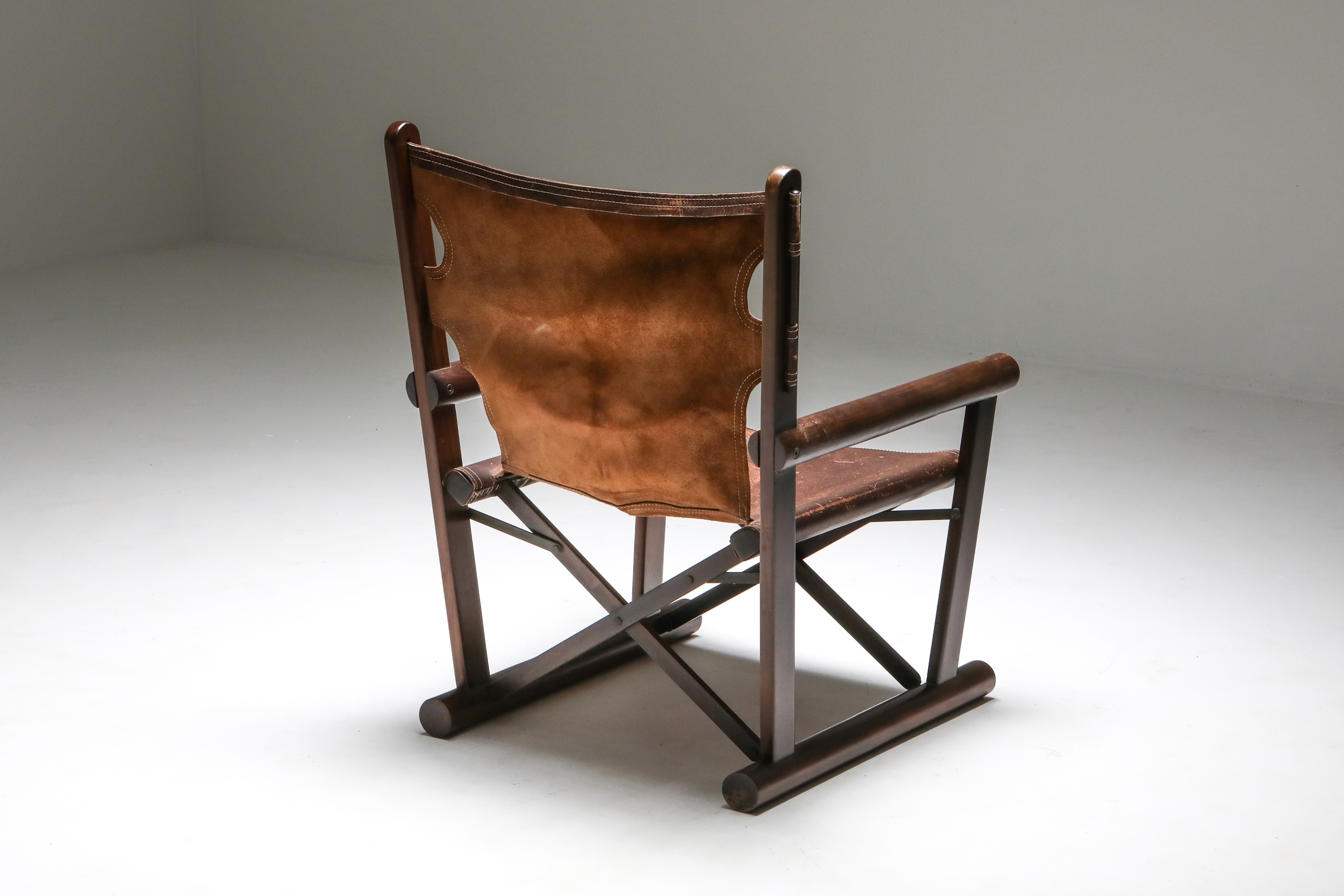 Carlo Hauner PL 22 Armchair in Jacaranda for Oca - 1960s