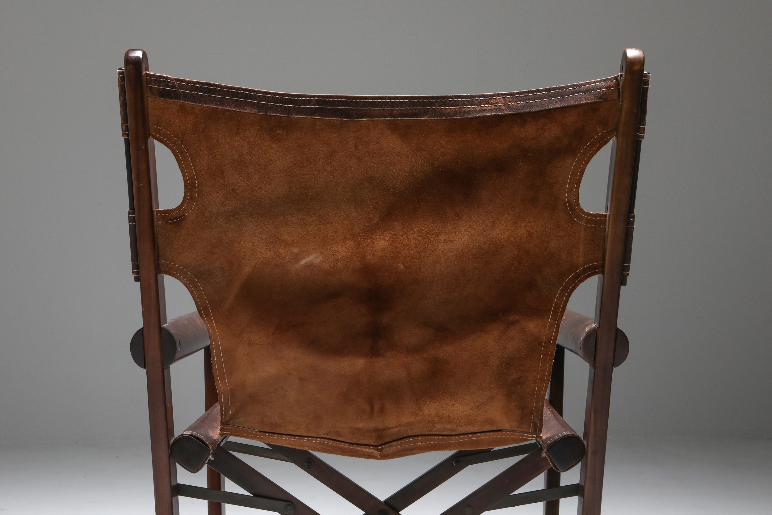Carlo Hauner PL 22 Armchair in Jacaranda for Oca - 1960s