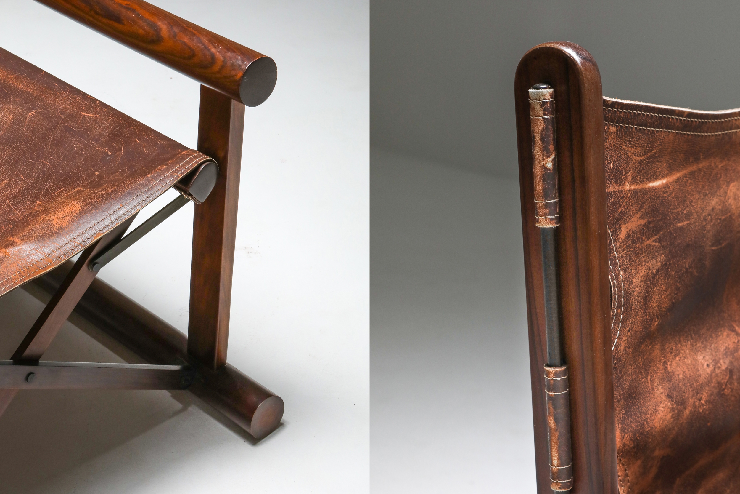 Carlo Hauner PL 22 Armchair in Jacaranda for Oca - 1960s