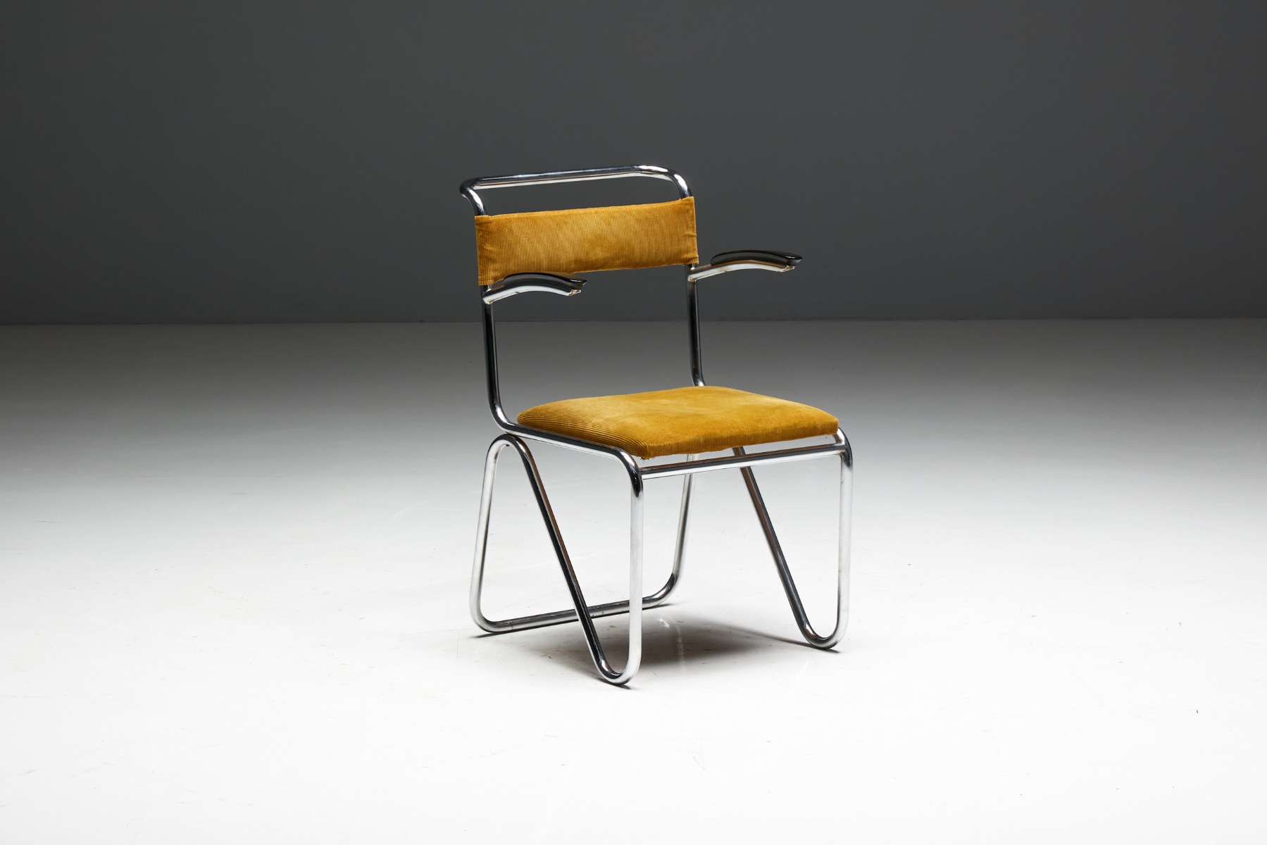 'Diagonaalstoel' Armchair by W.H. Gispen, Netherlands - circa 1930