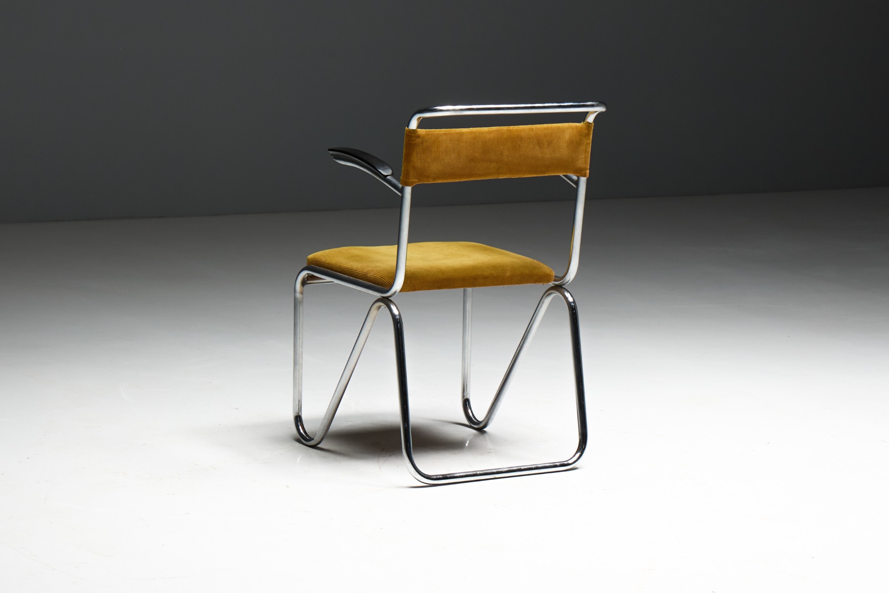 'Diagonaalstoel' Armchair by W.H. Gispen, Netherlands - circa 1930