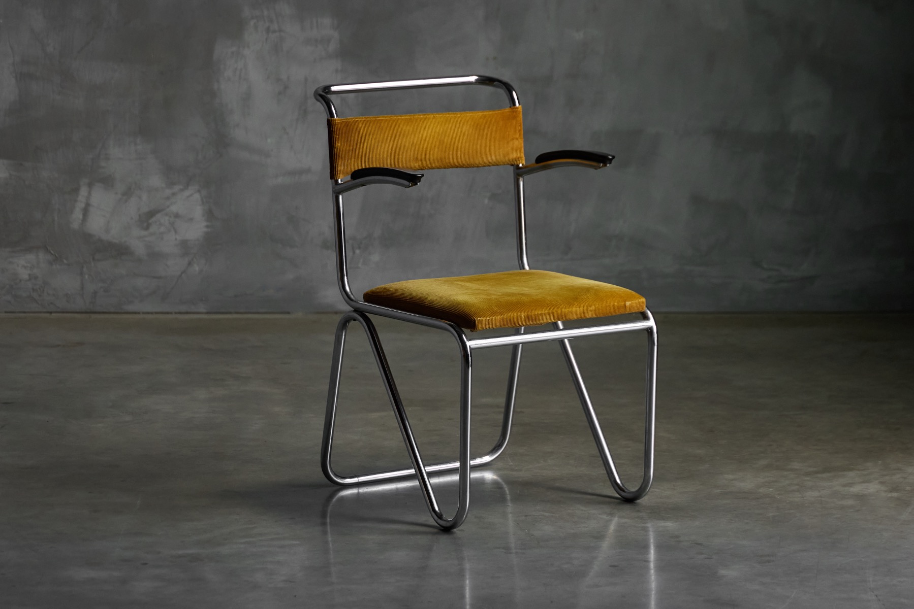 'Diagonaalstoel' Armchair by W.H. Gispen, Netherlands - circa 1930
